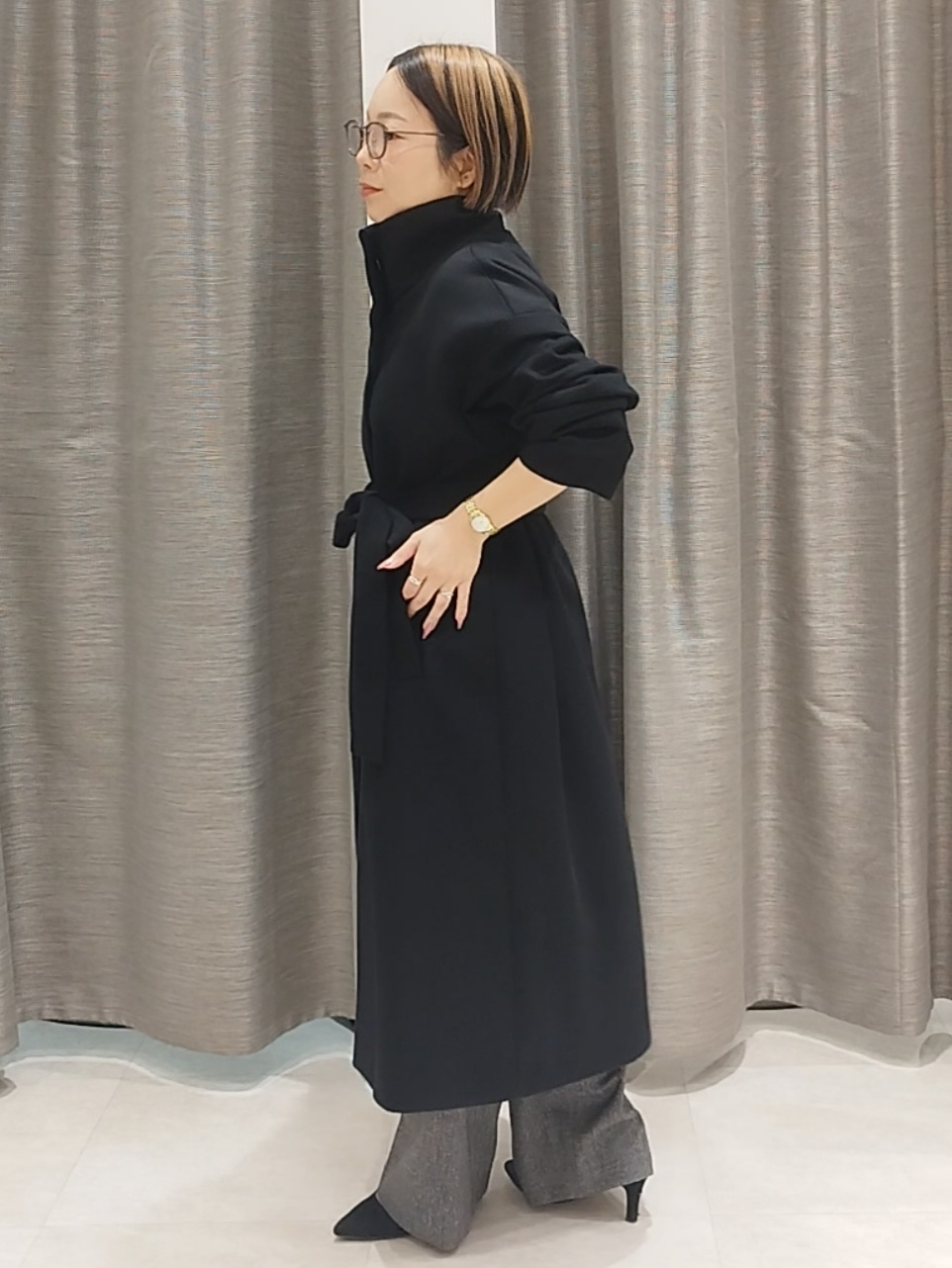 s u g iさんの「UNTITLED｜【セットアップ可/ストレッチ性】ドライタッチニットプルオーバー」を使ったコーディネート