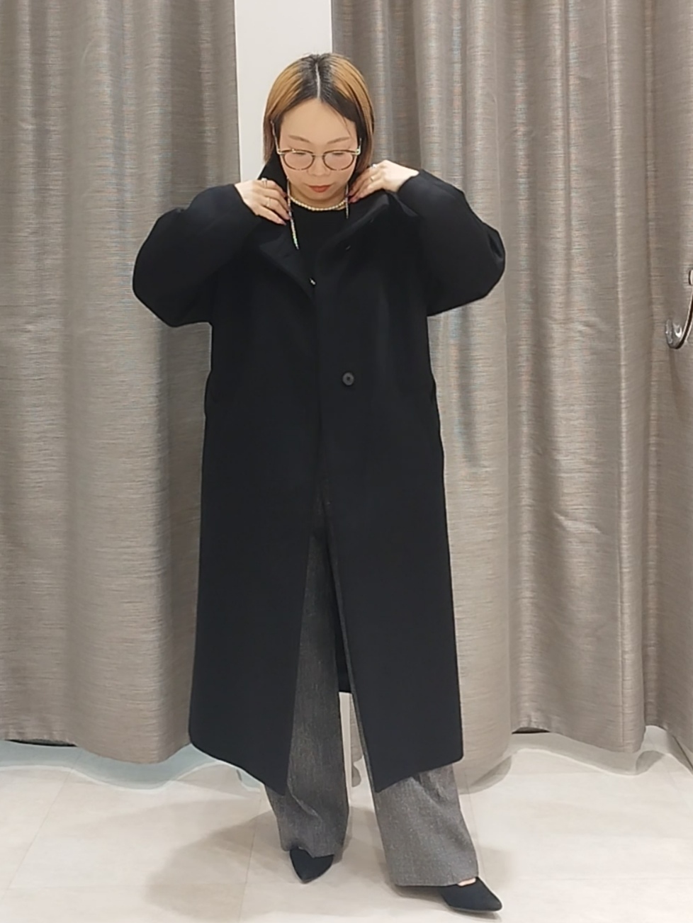 s u g iさんの「UNTITLED｜【セットアップ可/ストレッチ性】ドライタッチニットプルオーバー」を使ったコーディネート