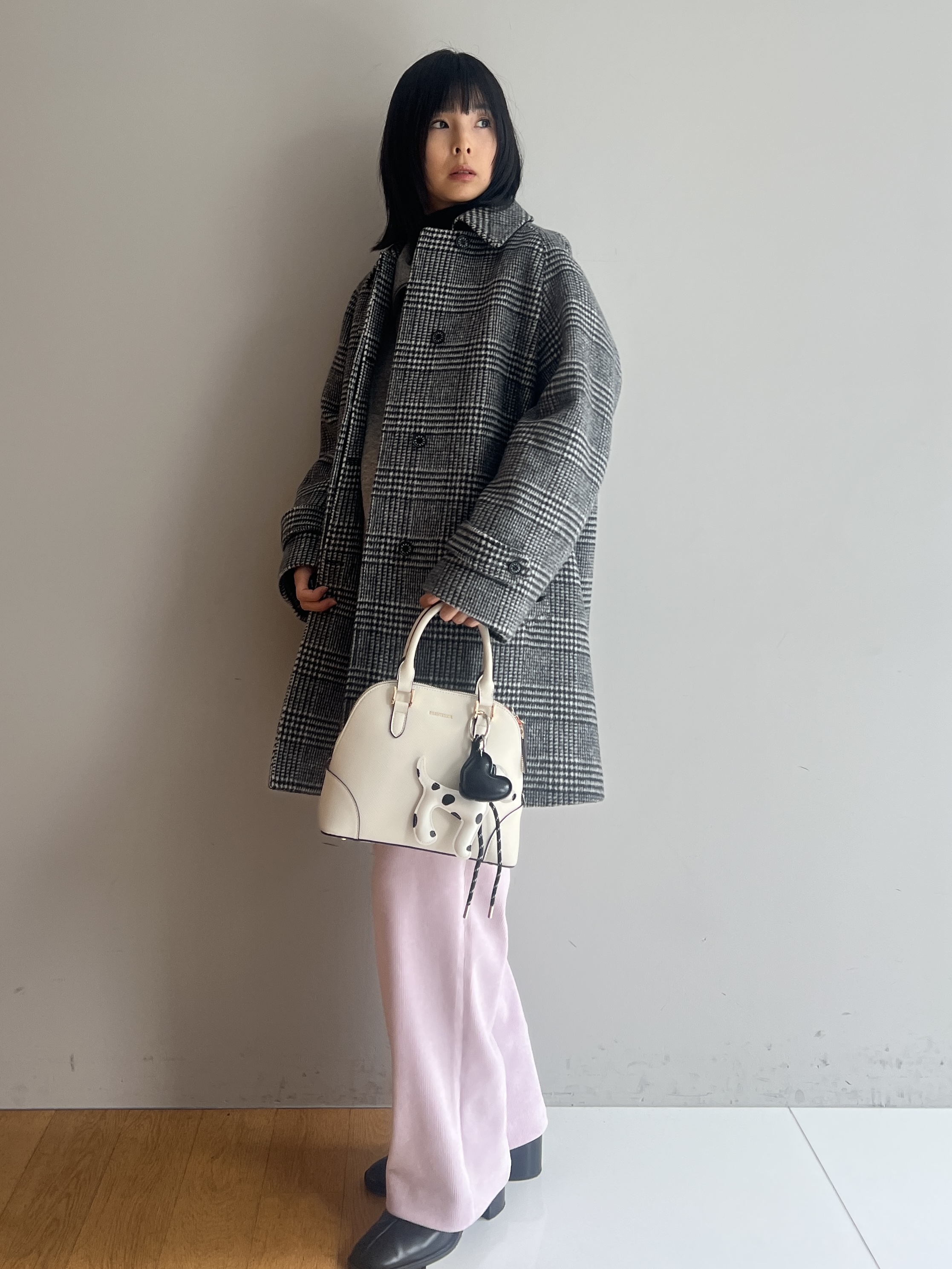 misaさんの「DRESSTERIOR｜【STORY11月号掲載】モノトーンドッグチャーム」を使ったコーディネート