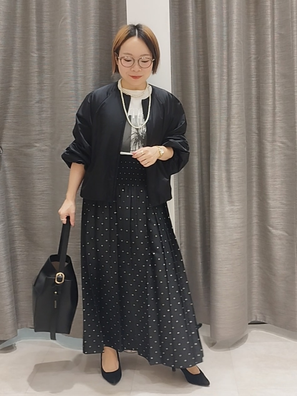 s u g iさんの「UNTITLED｜【軽アウター/中綿/秋冬コート】ショートブルゾン」を使ったコーディネート
