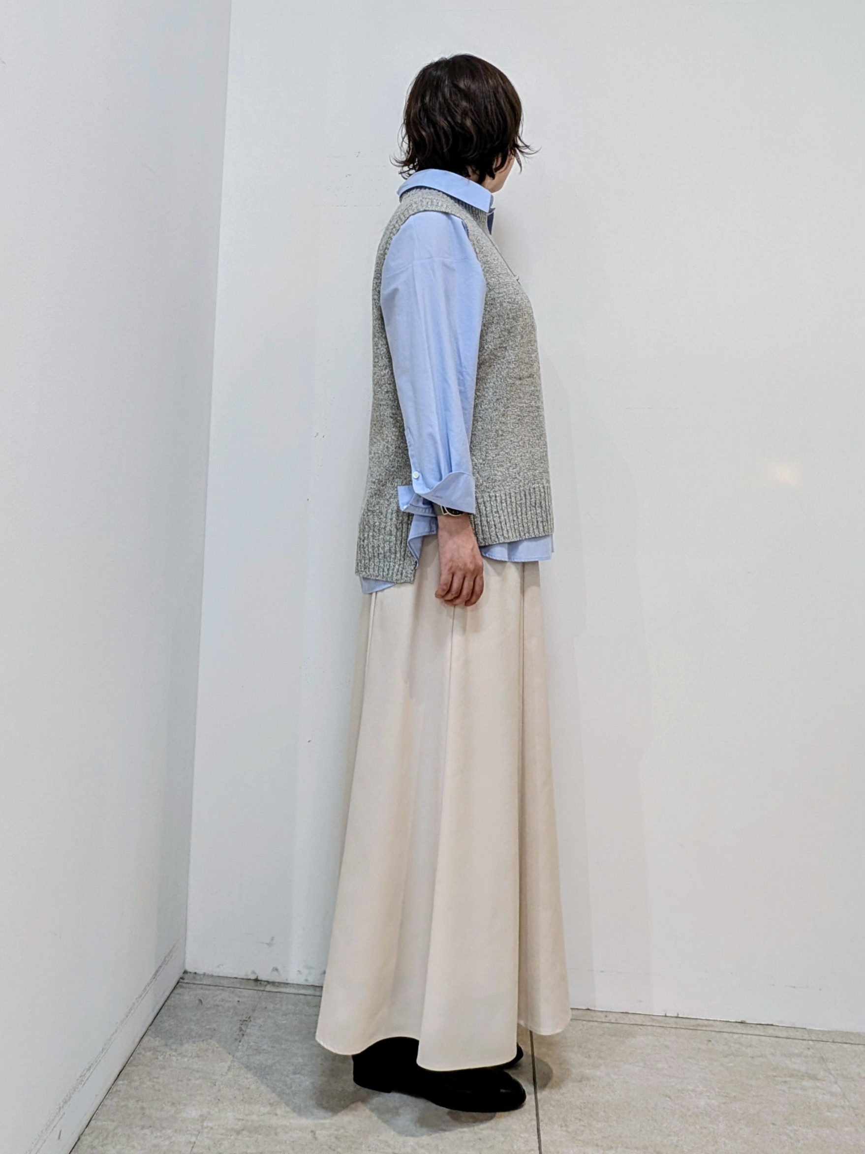 いこさんの「UNTITLED｜コットンドルマンシャツ」を使ったコーディネート
