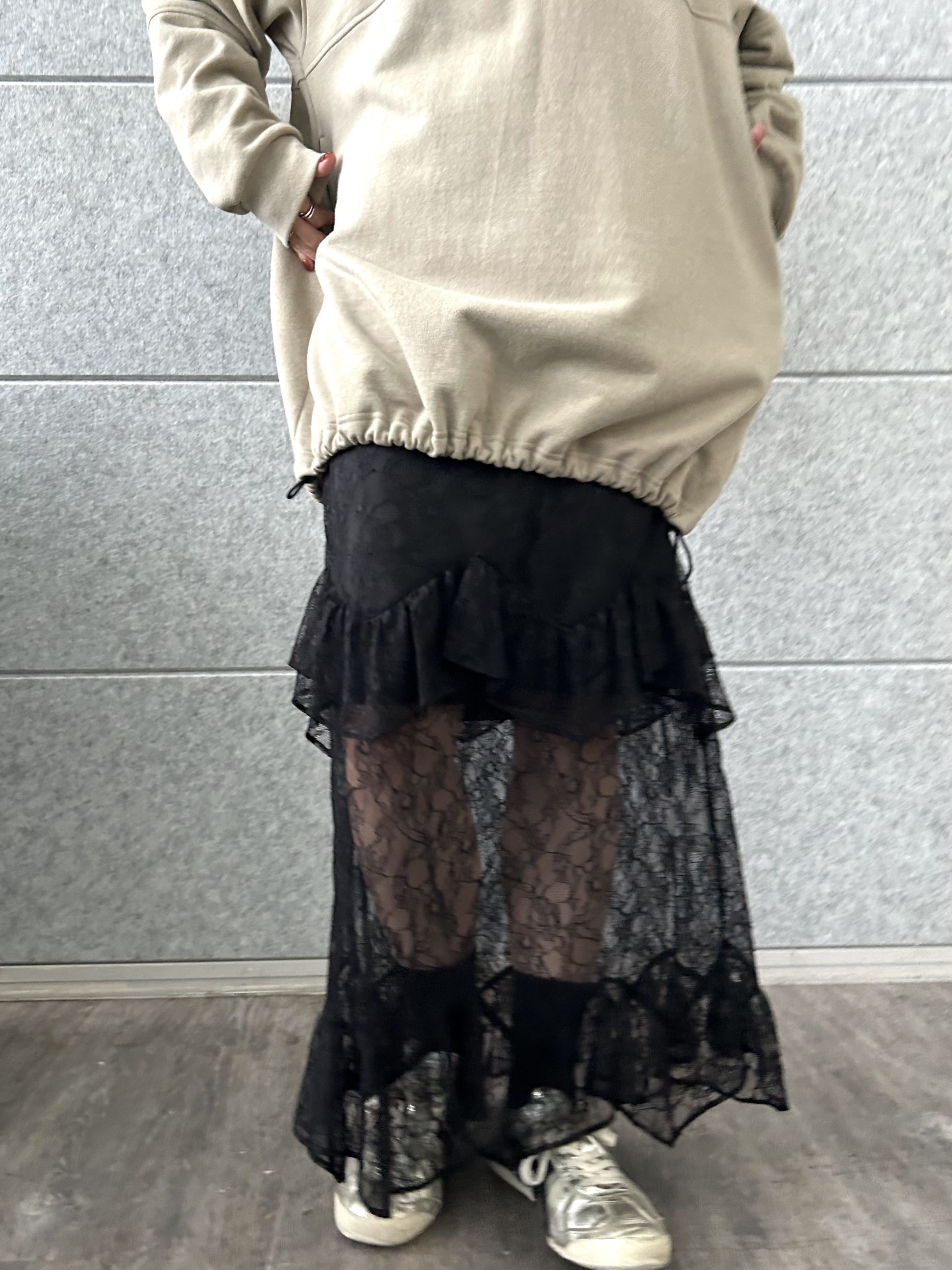 honoka Aさんの「CODE A｜half zip sweat mini dress」を使ったコーディネート