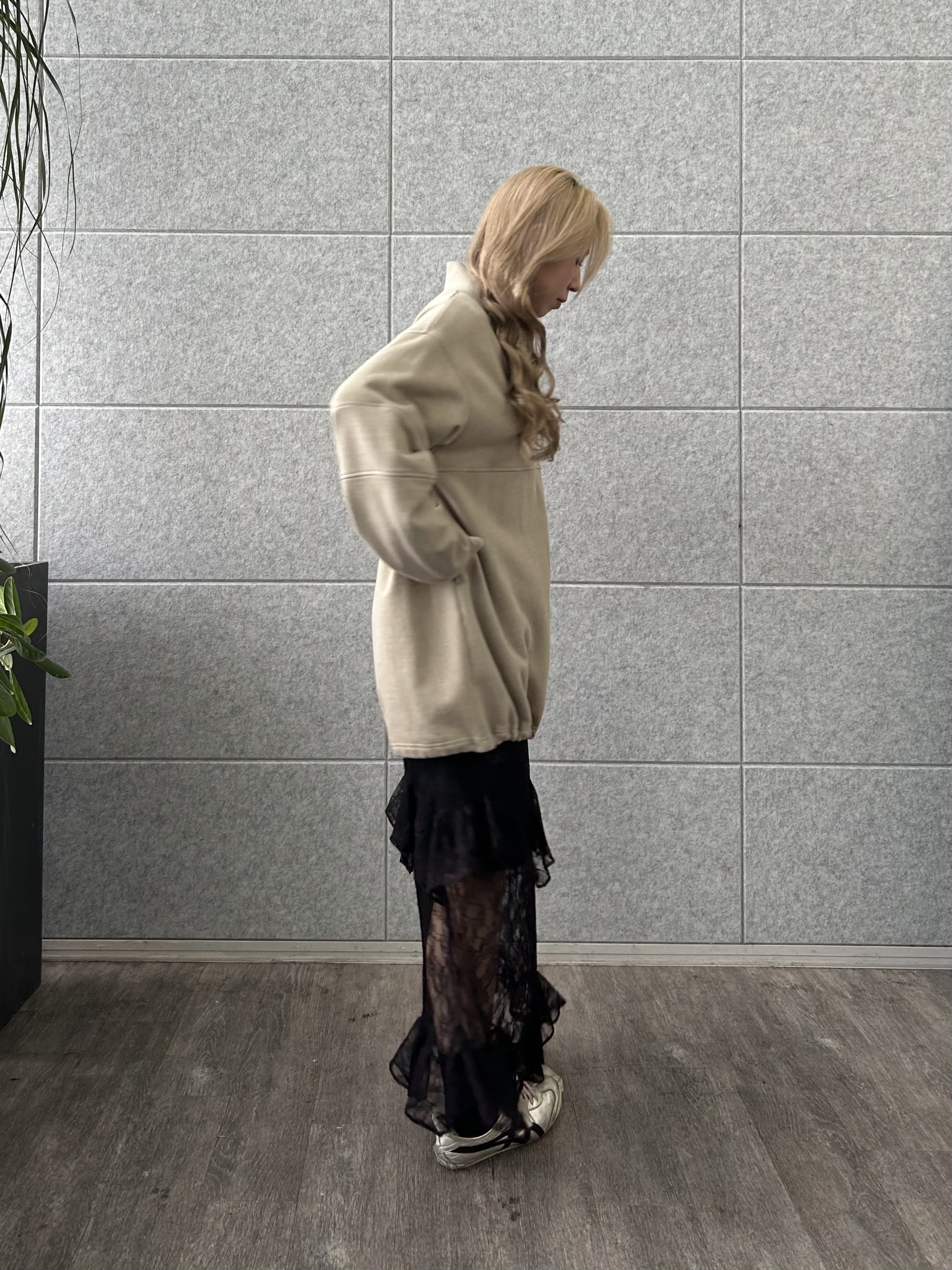 honoka Aさんの「CODE A｜half zip sweat mini dress」を使ったコーディネート