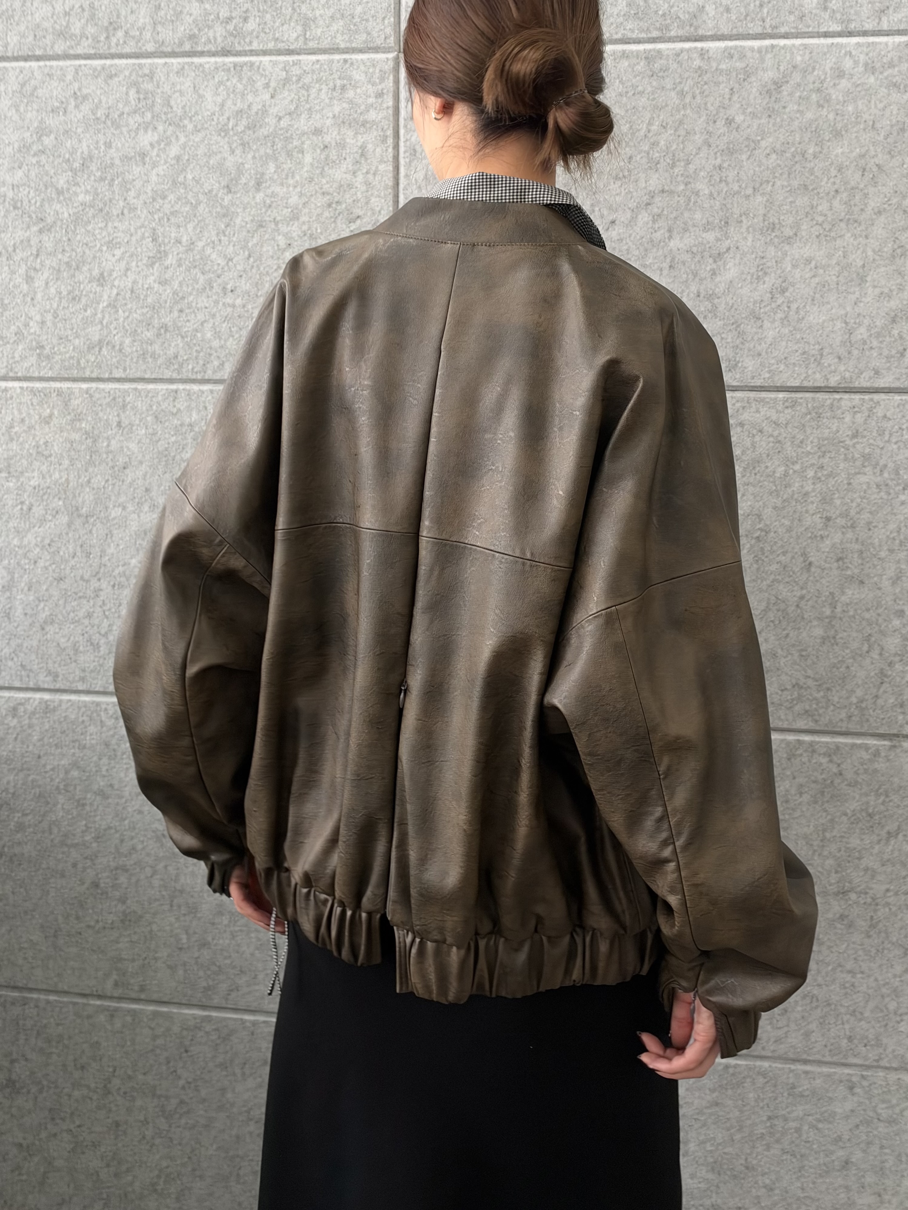uchi__yamaさんの「CODE A｜light shirred check blouse」を使ったコーディネート