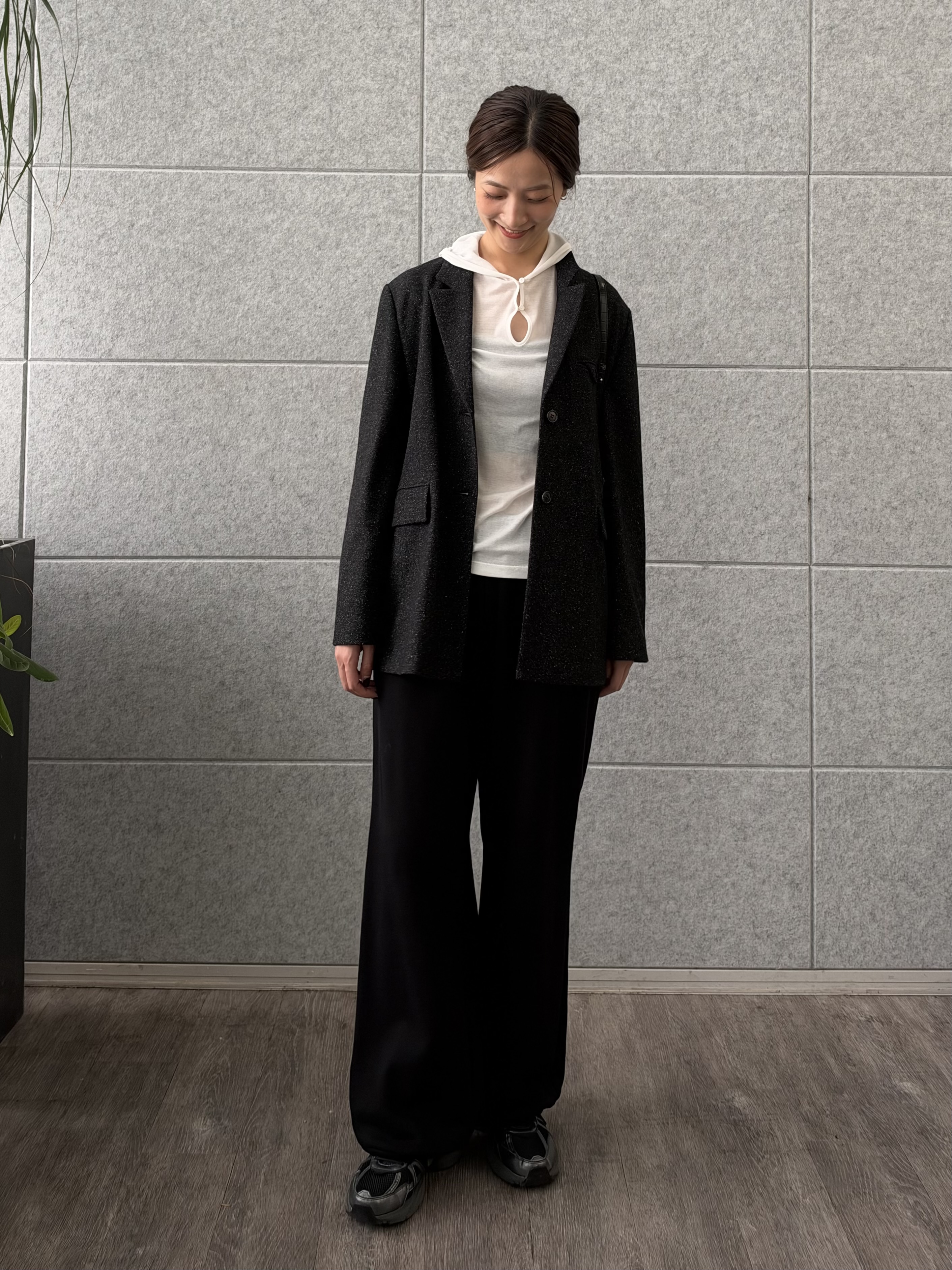 uchi__yamaさんの「CODE A｜UKI UKI＊CODE A｜volume sweat pants」を使ったコーディネート