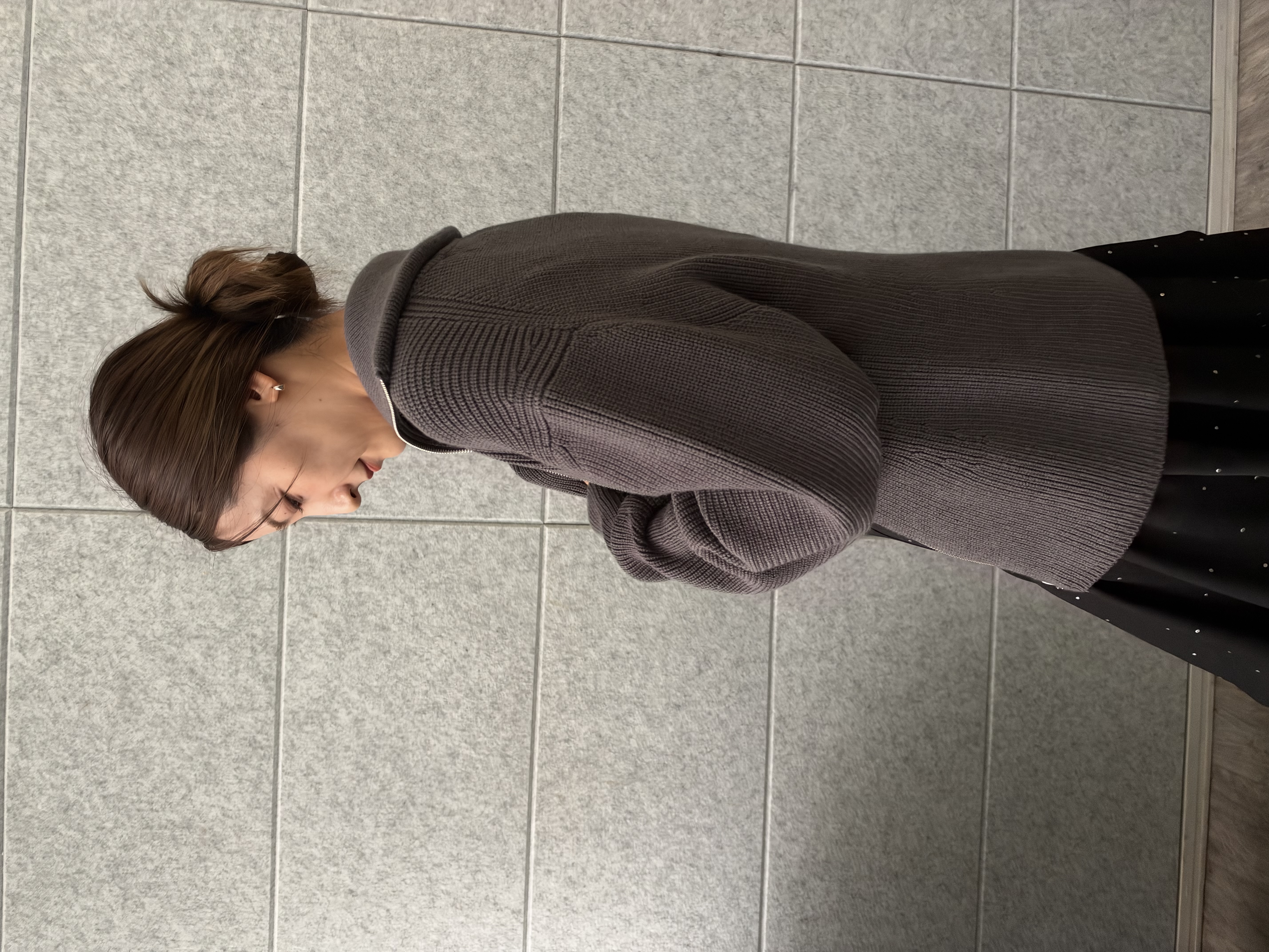 uchi__yamaさんの「CODE A｜silver dot tunic dress」を使ったコーディネート