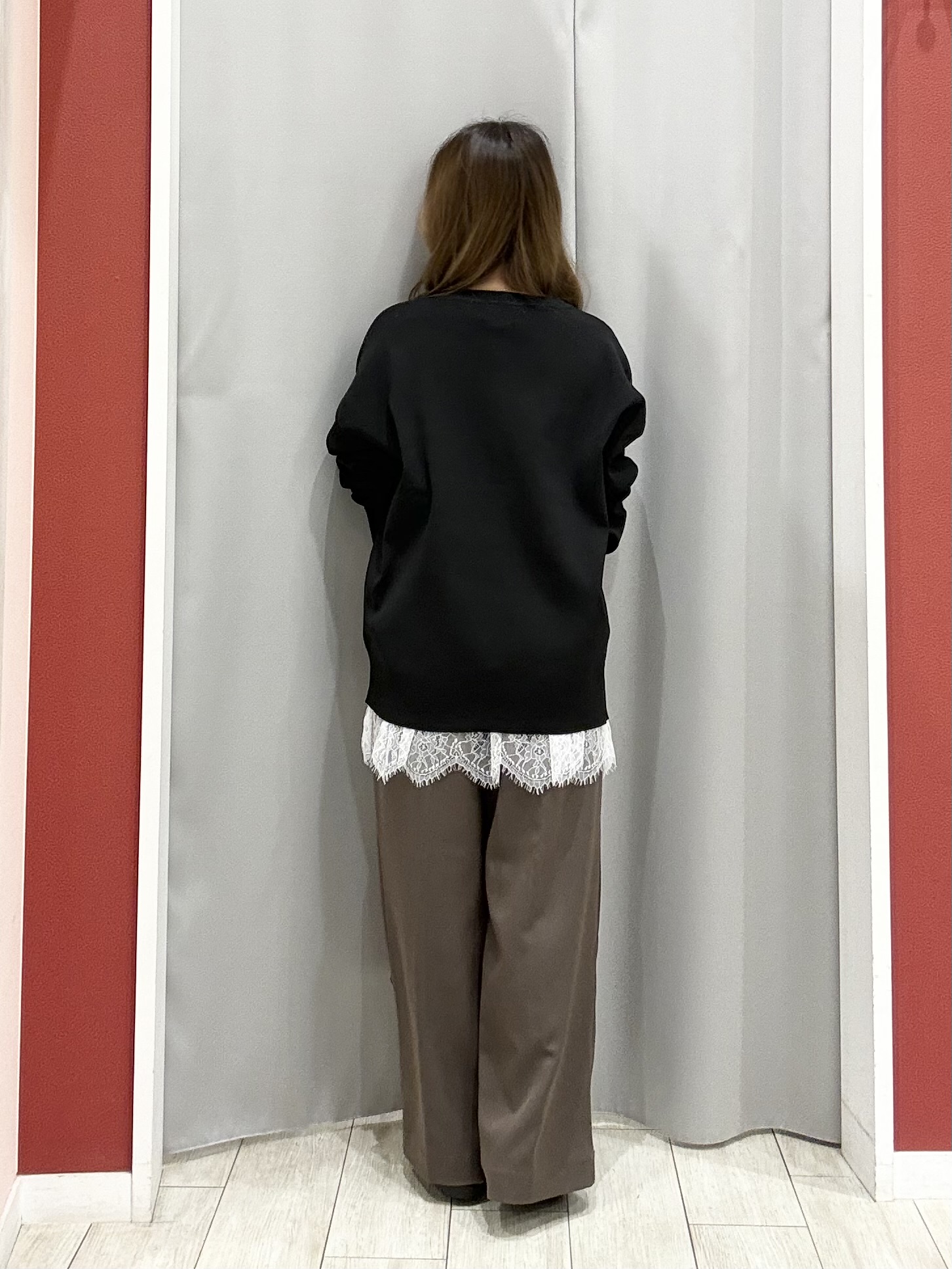 shioさんの「SHOO･LA･RUE｜【セットアップ可/洗濯機可】軽やかに羽織れる スポンディッシュ ニットカーディガン」を使ったコーディネート
