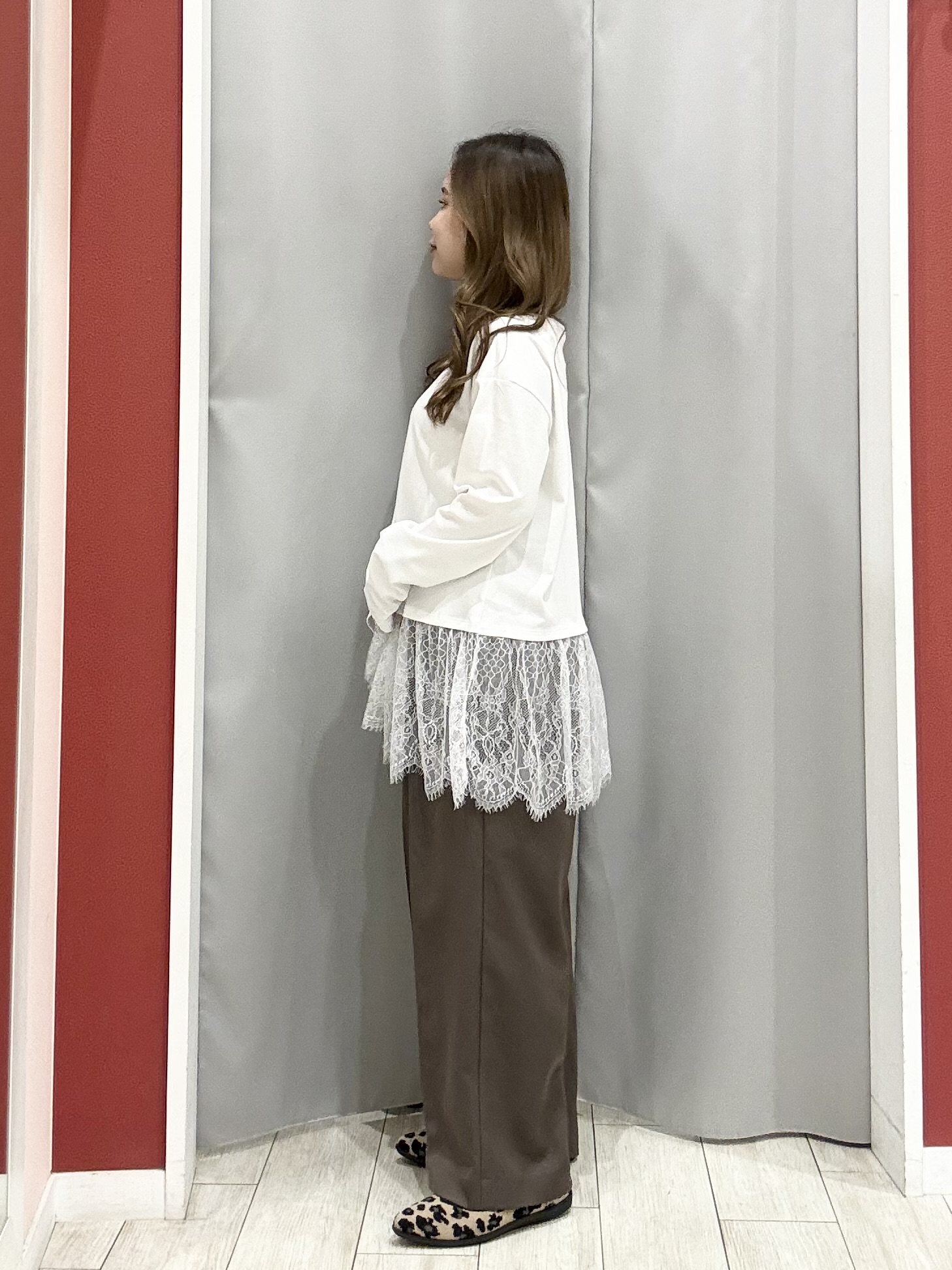 shioさんの「SHOO･LA･RUE｜【セットアップ可/洗濯機可】軽やかに羽織れる スポンディッシュ ニットカーディガン」を使ったコーディネート
