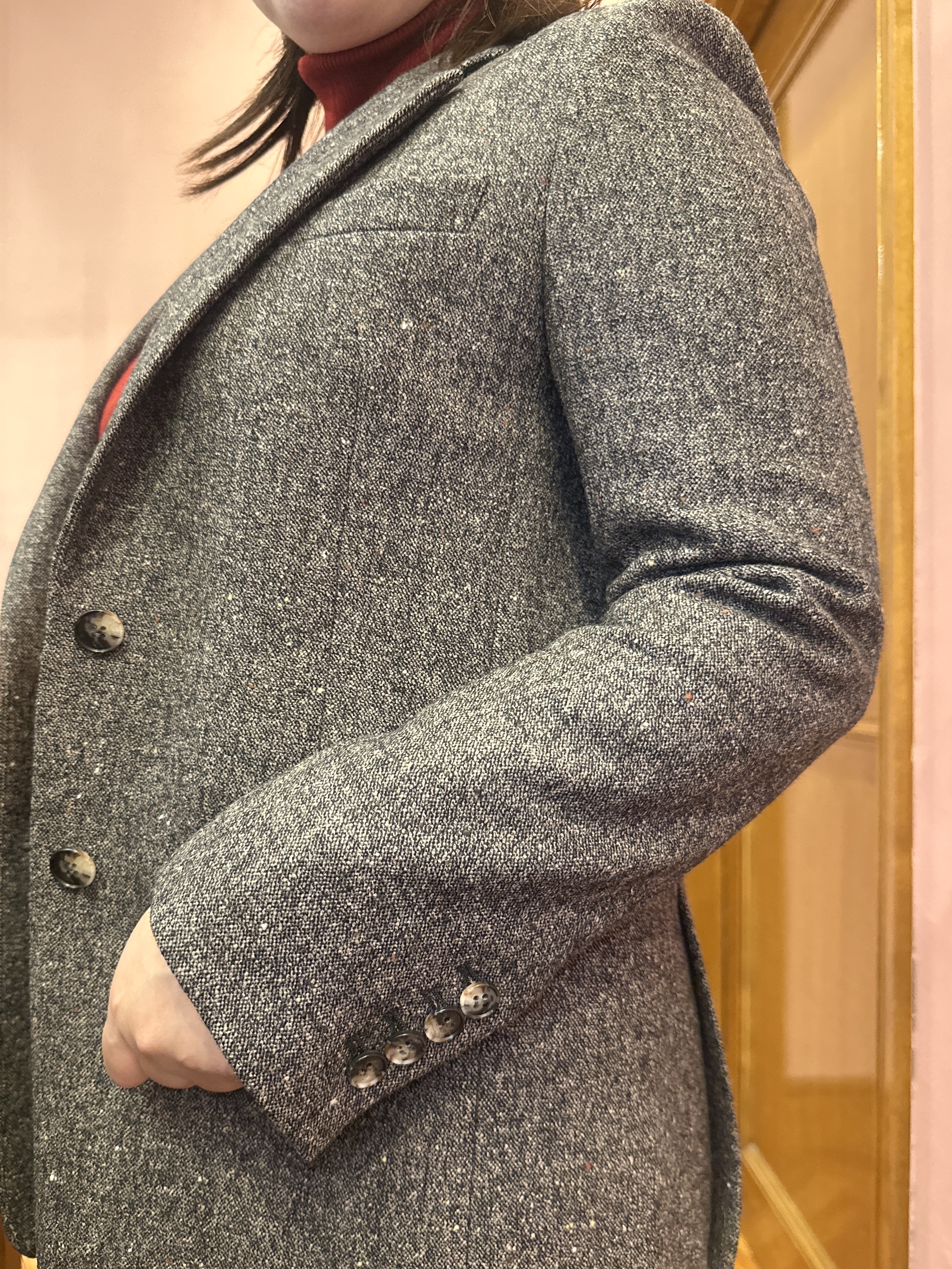 komatsuさんの「DRESSTERIOR｜【セットアップ可】ネップツイード ジャケット」を使ったコーディネート