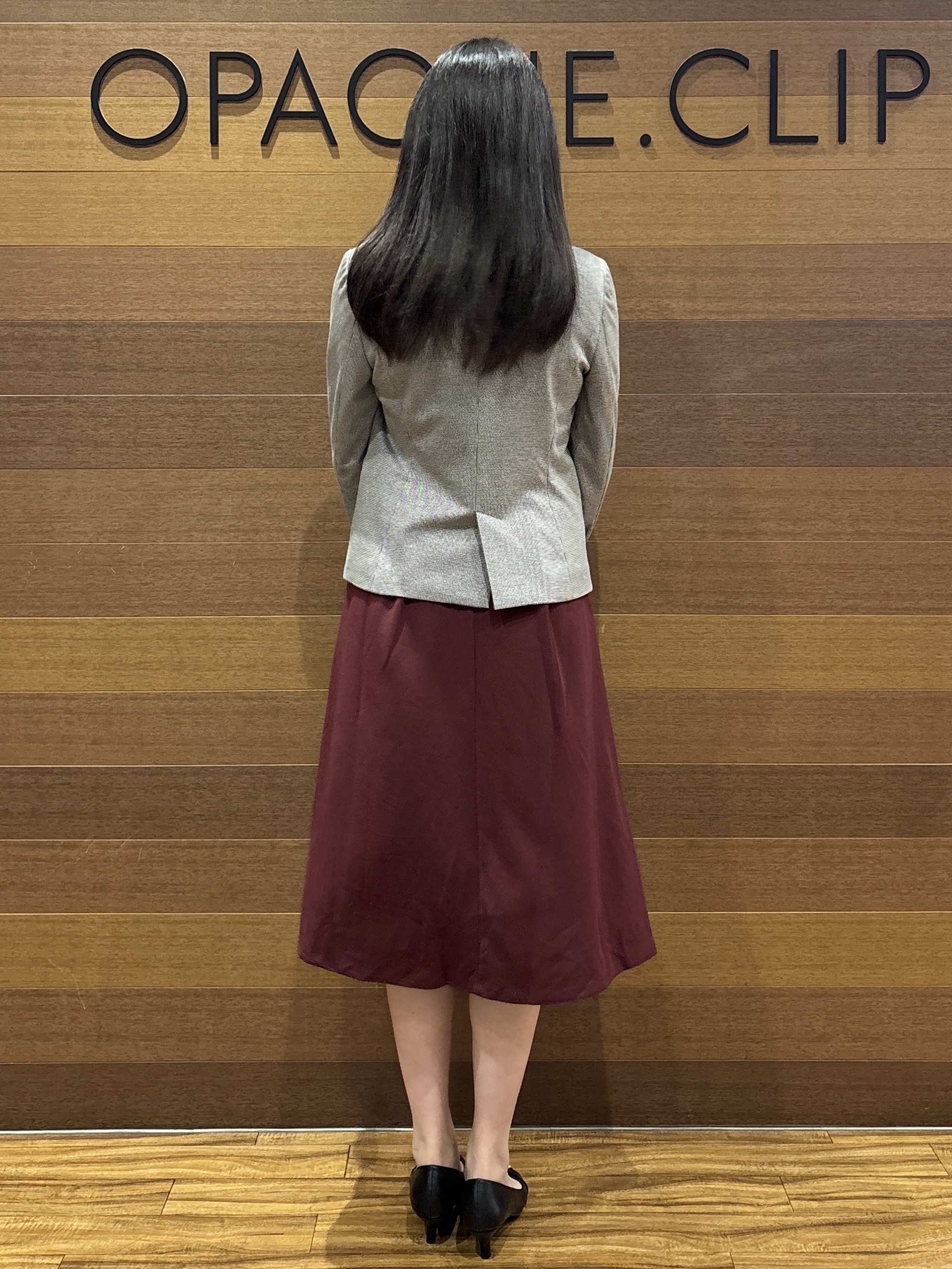 わかなさんの「OPAQUE.CLIP｜【XS-3Lサイズ】ストレッチテーラードジャケット《ウォッシャブル／イージーアイロン》」を使ったコーディネート
