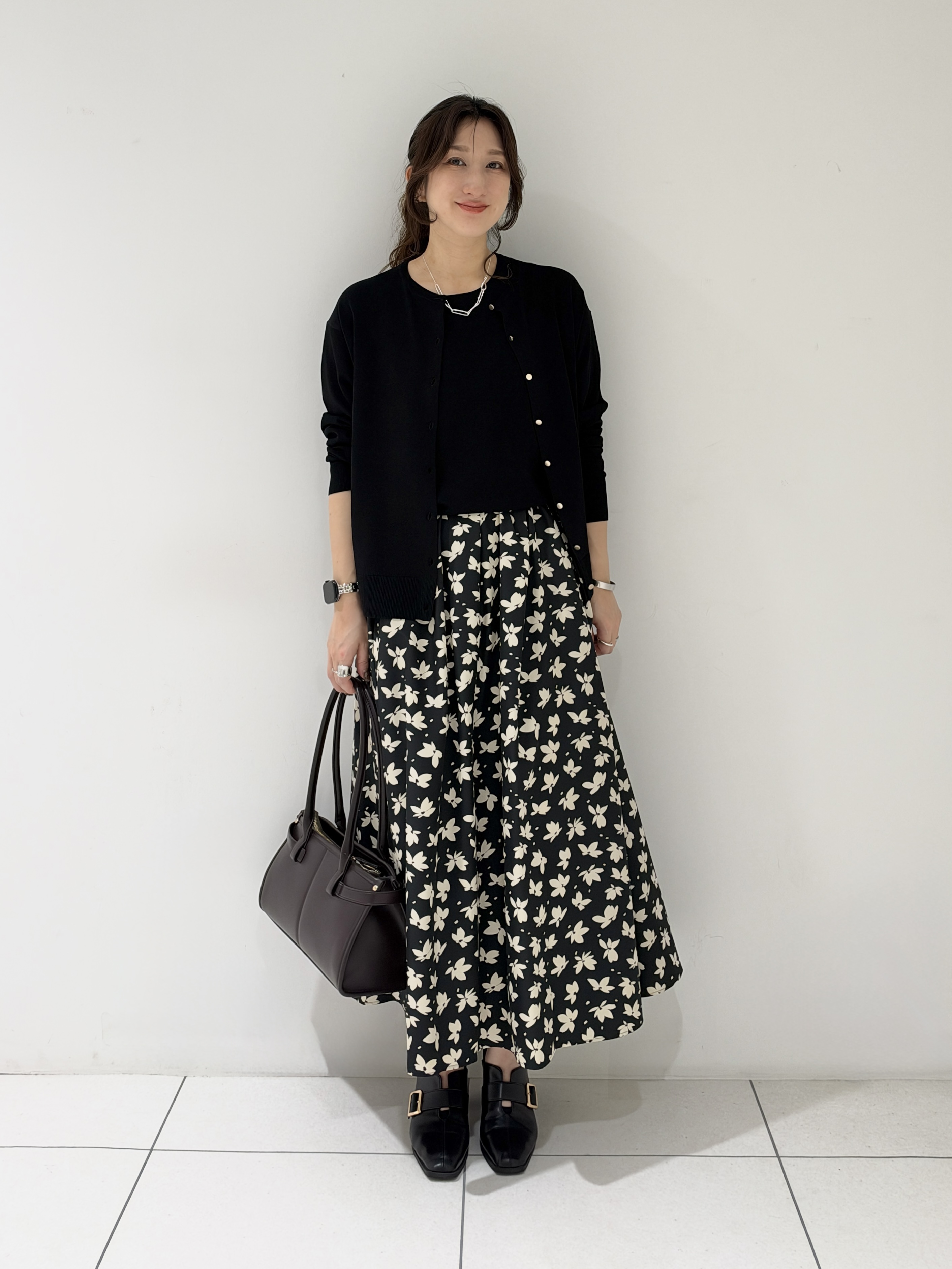 そんさんの「INDIVI｜【撥水／UVケア】スタンドカラーブルゾン」を使ったコーディネート