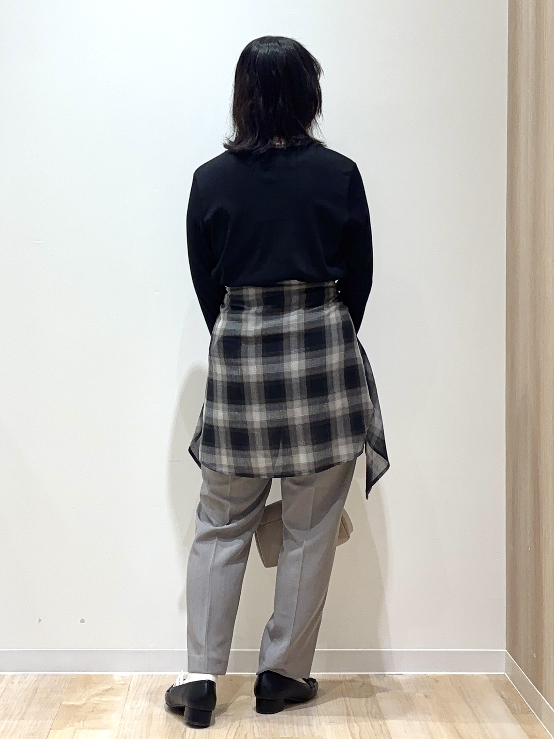 miraiさんの「grove｜【重ね着にも◎】チュールドッキングテレコカットソー」を使ったコーディネート