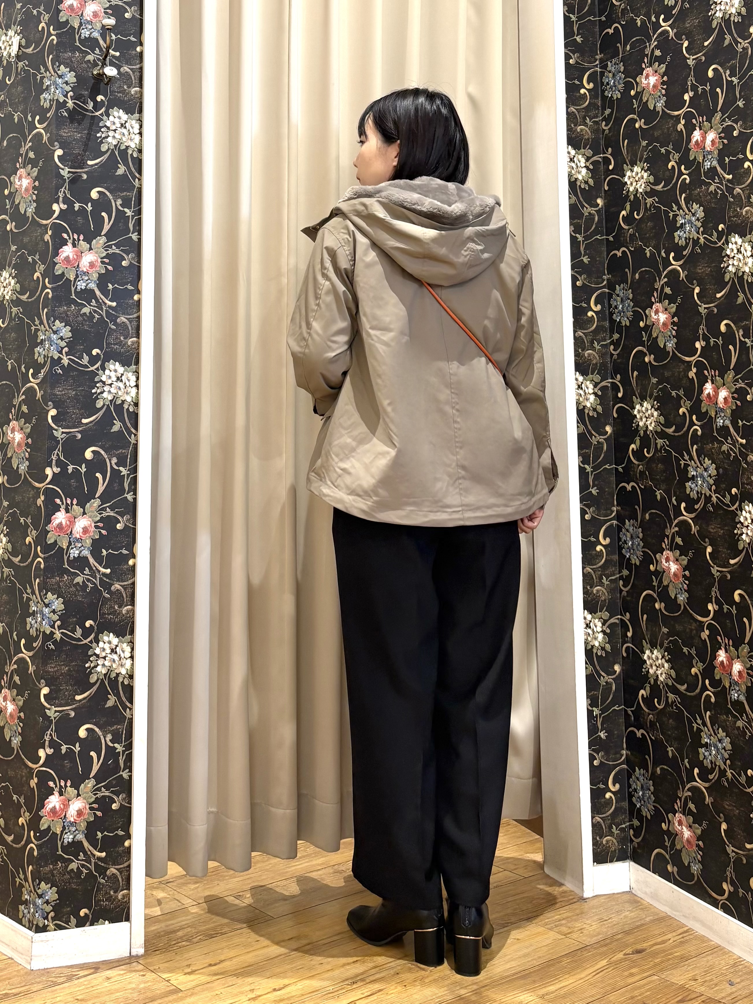 ネリさんの「SHOO･LA･RUE｜【洗濯機可/撥水/マルチWAY】ファーライナー付き 毎日欲張りマンパ」を使ったコーディネート