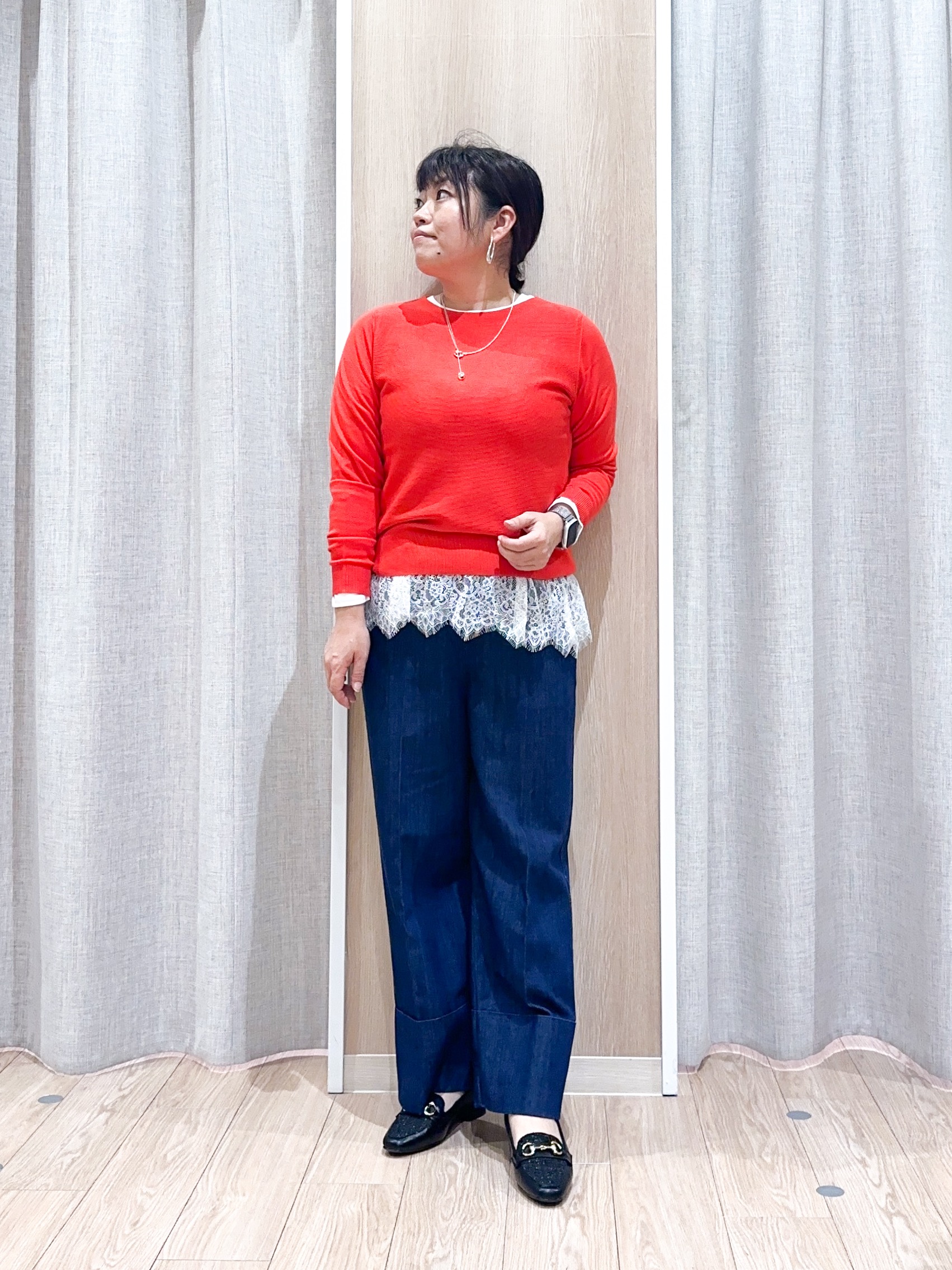 naoさんの「grove｜【撥水／シルエット2WAY】ゆったり着られて体型カバー◎ スタンドネック テントラインコート」を使ったコーディネート
