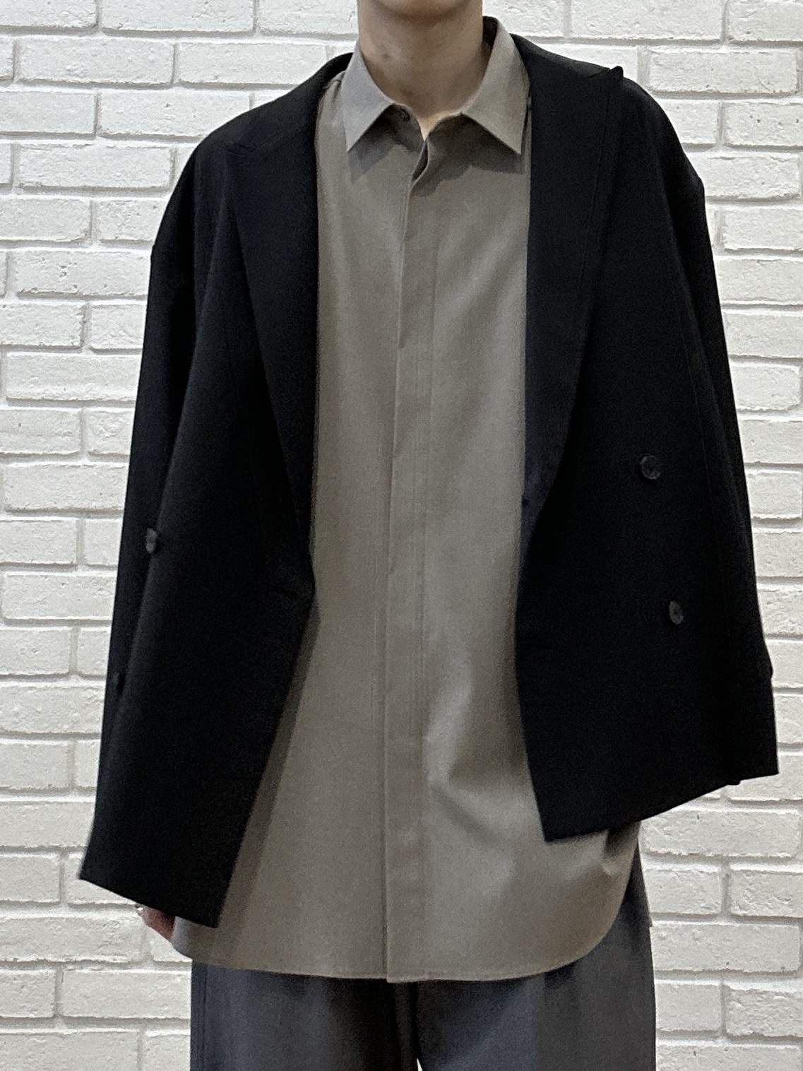 ドイさんの「tk.TAKEO KIKUCHI｜【セットアップ対応可】オーバーサイズダブルジャケット」を使ったコーディネート