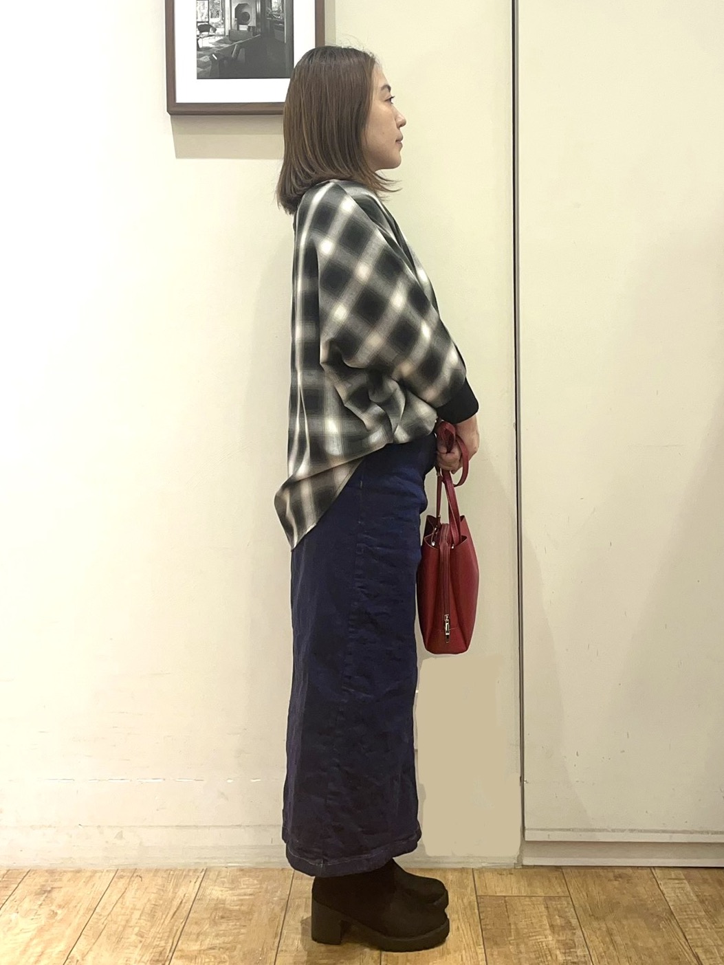 harusakuさんの「SHOO･LA･RUE｜【着丈選べる/洗濯後しわになりにくい】インせず着られる ドルマンブラウス」を使ったコーディネート