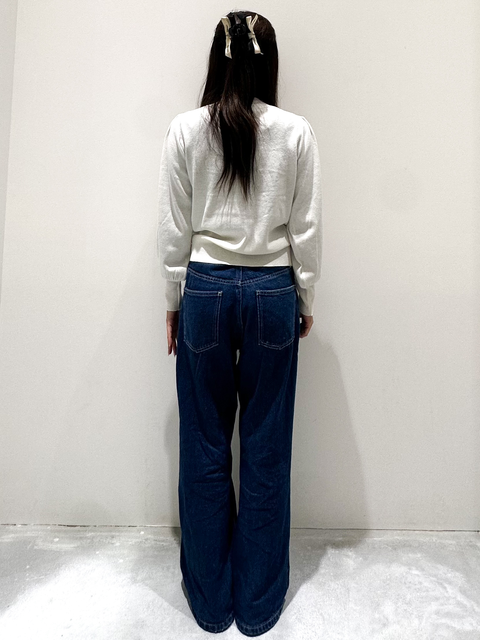 エリさんの「OPAQUE.CLIP｜カシミヤタッチハイネックニット【洗濯機OK／抗ピリング】」を使ったコーディネート