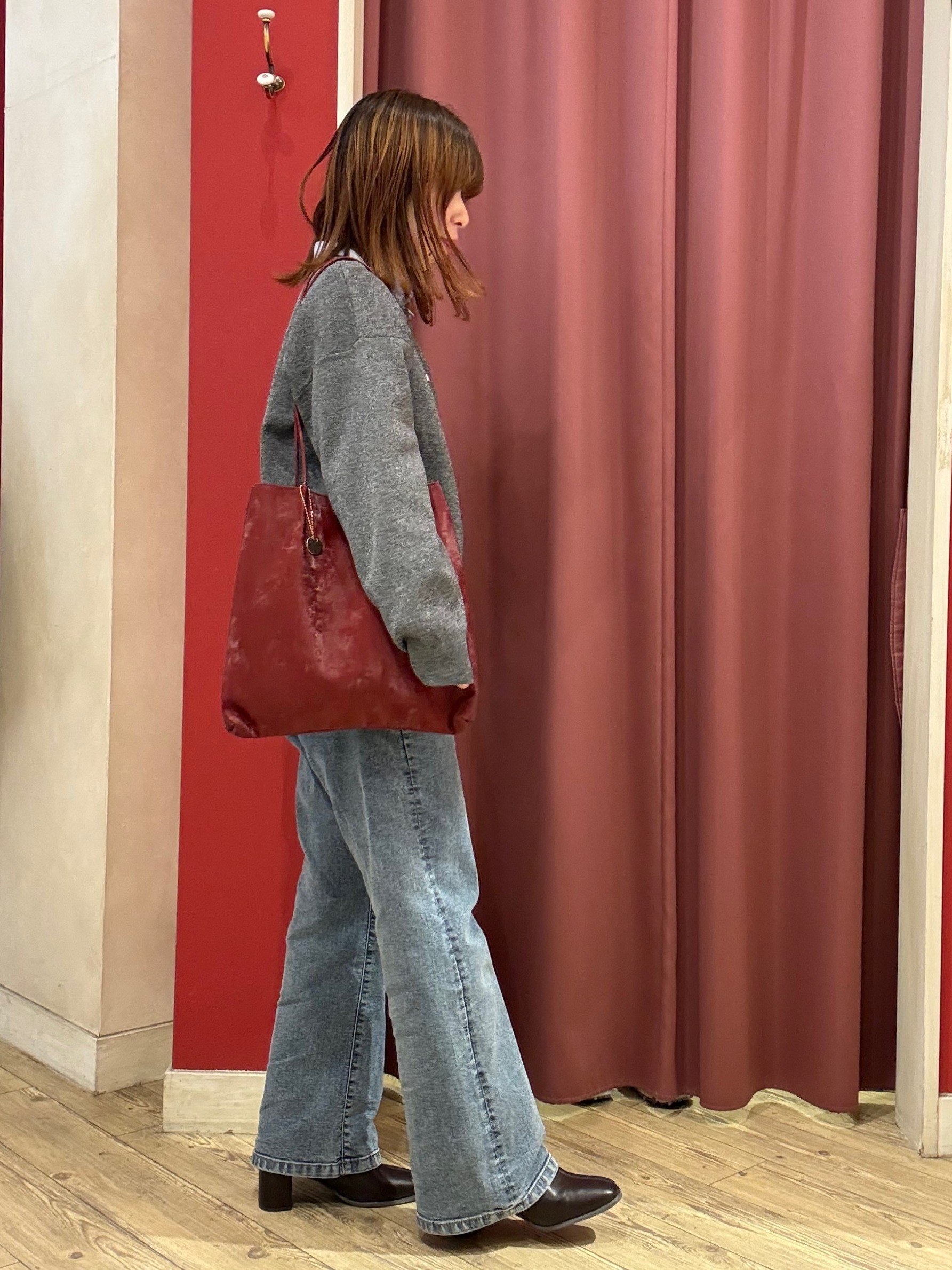 saeさんの「SHOO･LA･RUE｜【セットアップ可/洗濯機可】軽やかに羽織れる スポンディッシュ ニットカーディガン」を使ったコーディネート