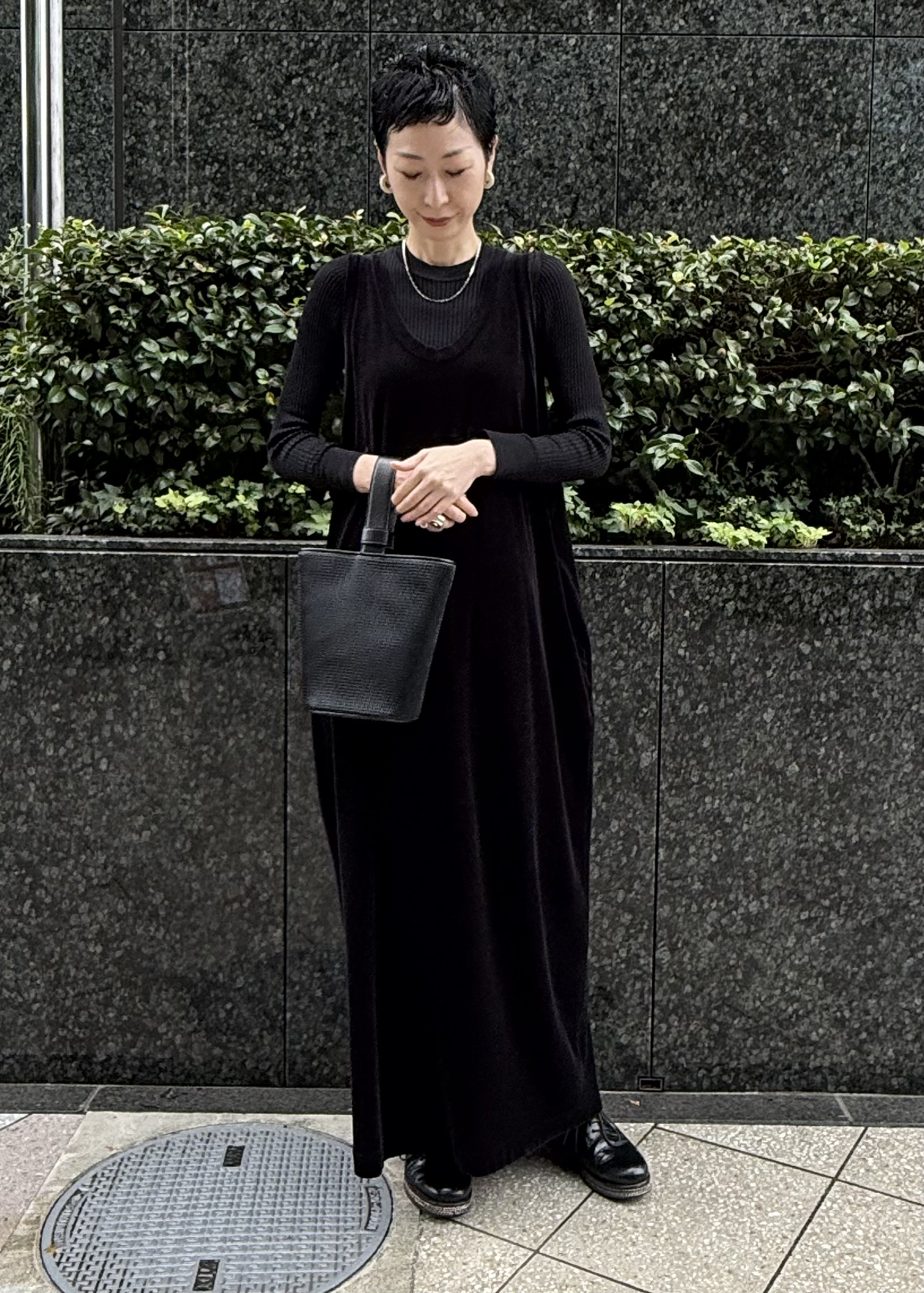 Kさんの「HIROKO HAYASHI｜CATENA（カテーナ）ワンハンドルバッグ」を使ったコーディネート