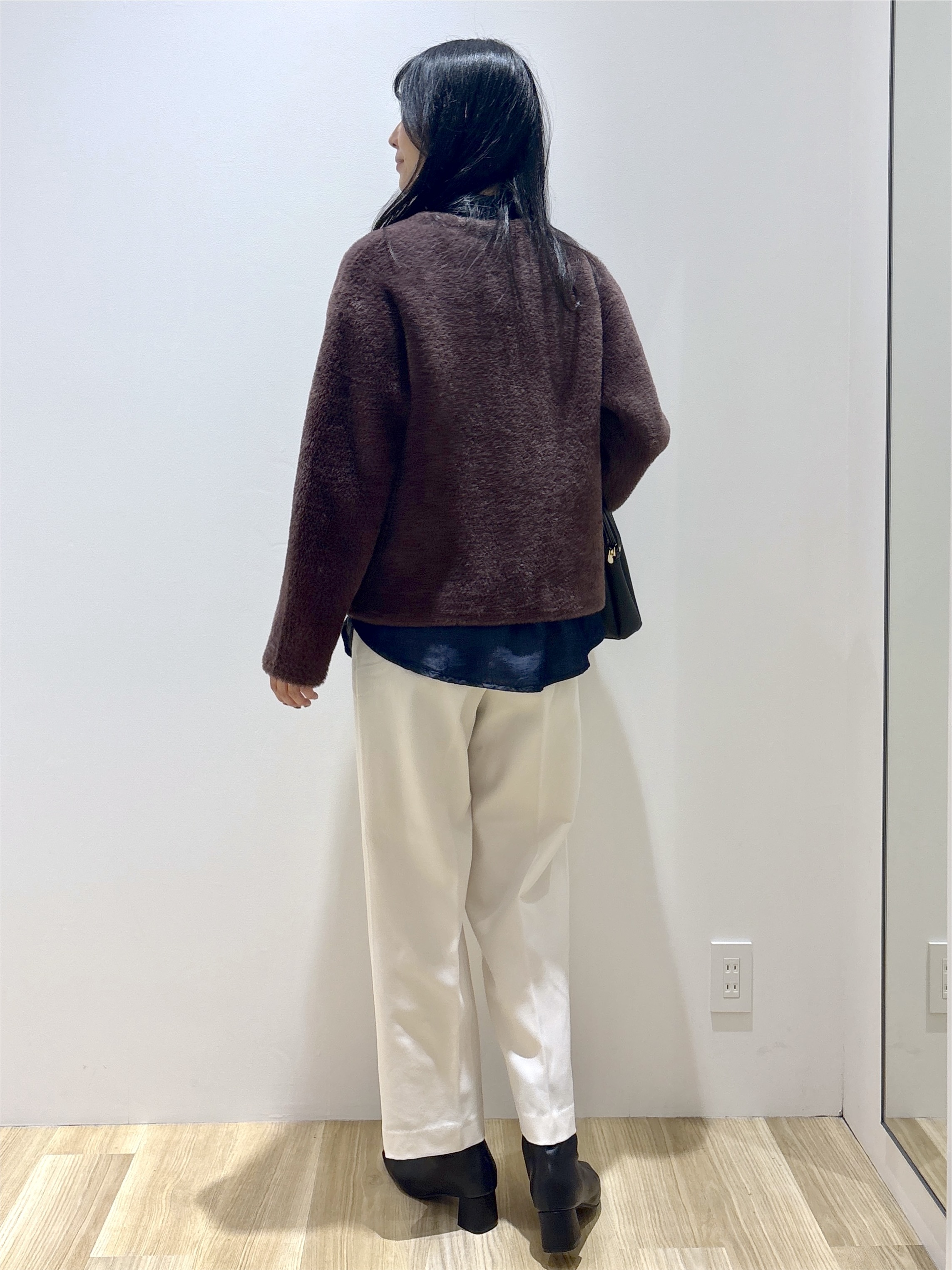sachikoさんの「OPAQUE.CLIP｜ダブルフェイスニットカーディガン」を使ったコーディネート