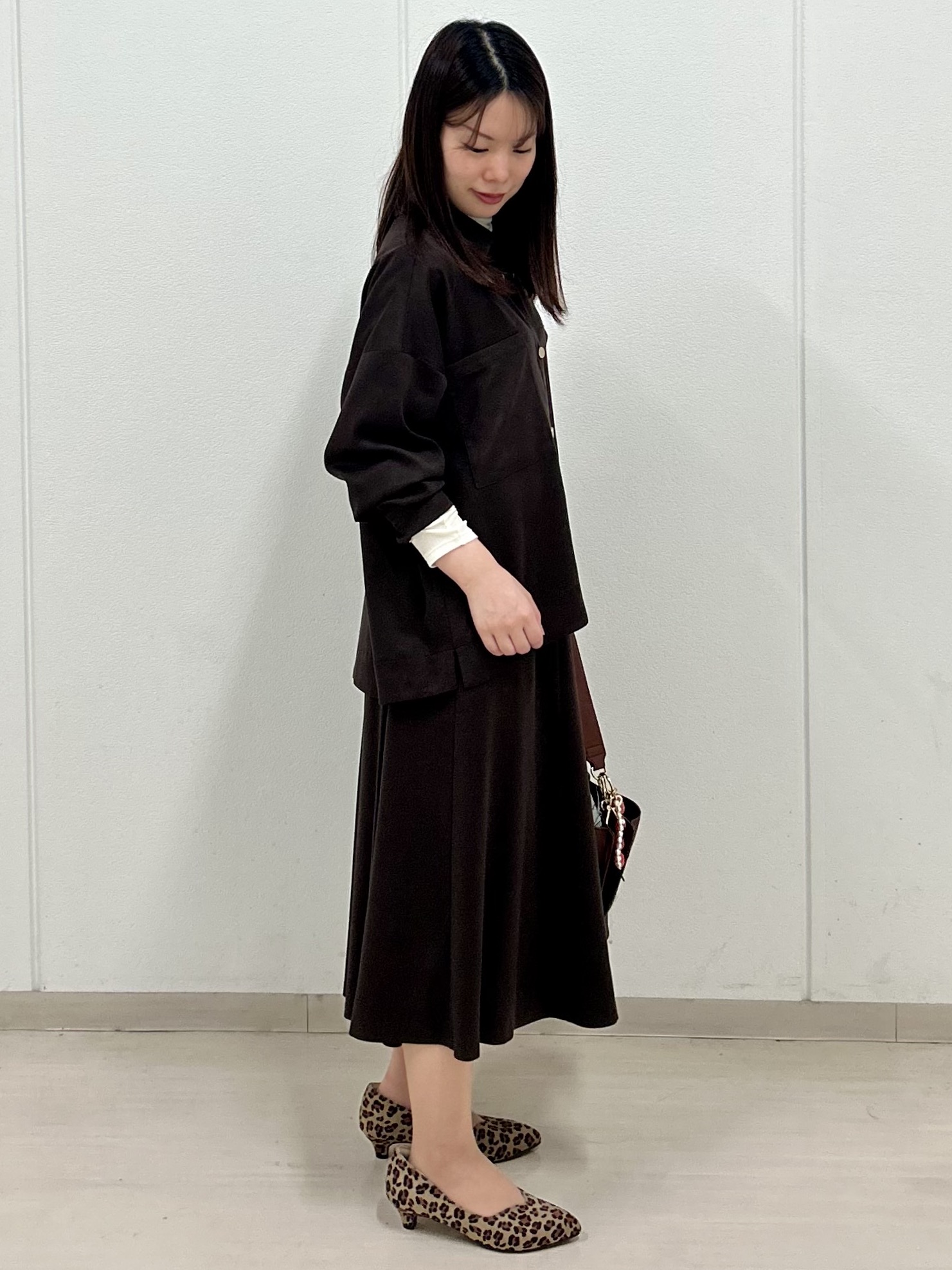 ゆうさんの「Reflect｜【羽織◎】スエード調シャツ」を使ったコーディネート