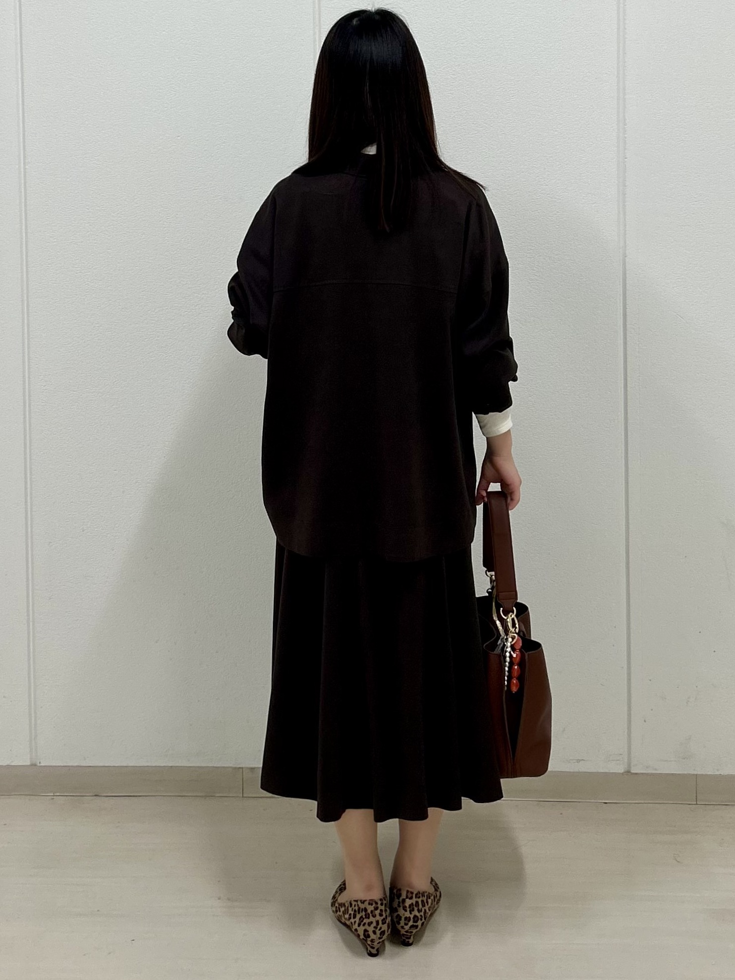 ゆうさんの「Reflect｜【羽織◎】スエード調シャツ」を使ったコーディネート