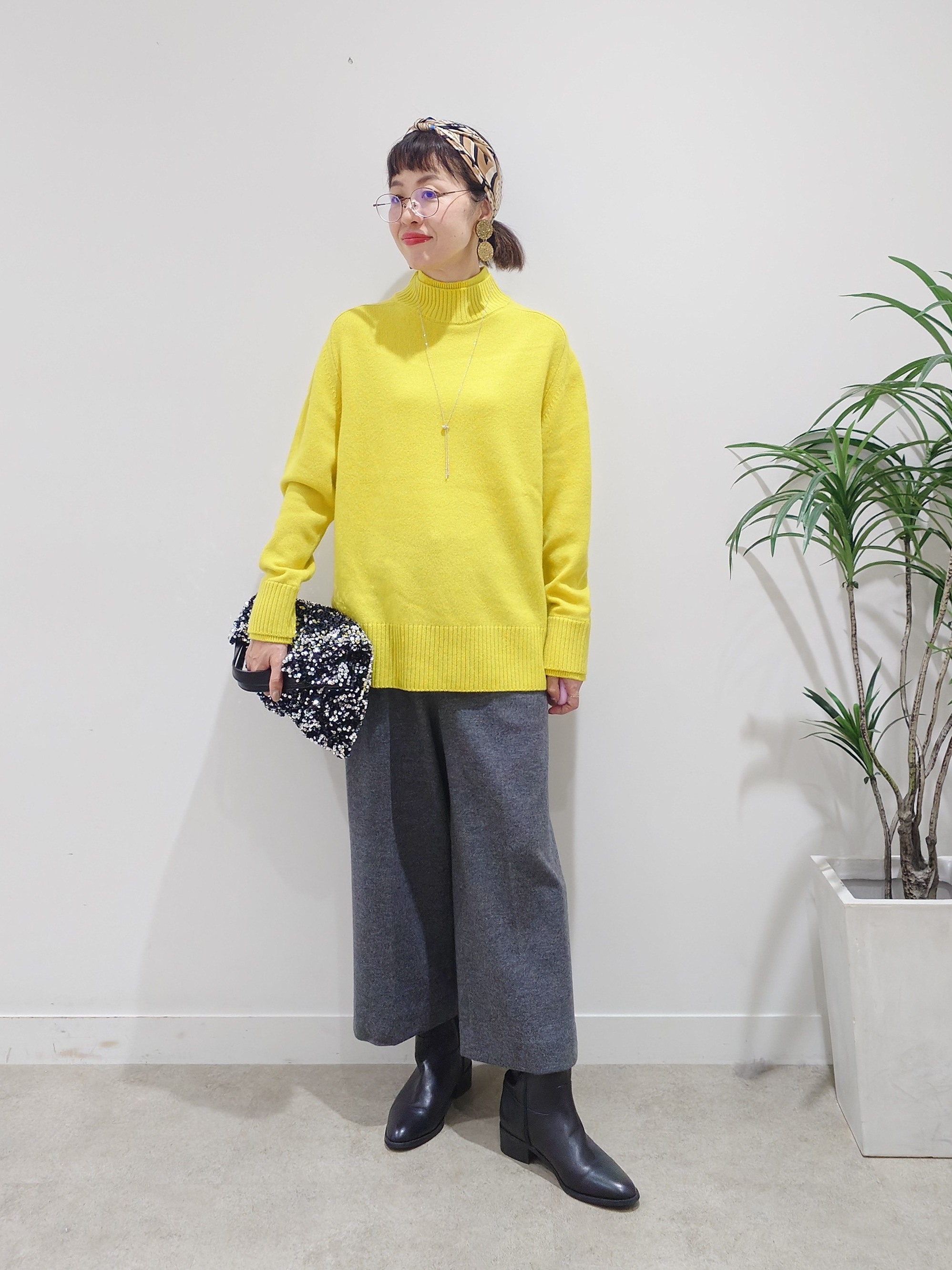 MUTSUKOさんの「UNTITLED｜【ステンレス】チェーンラリエット」を使ったコーディネート