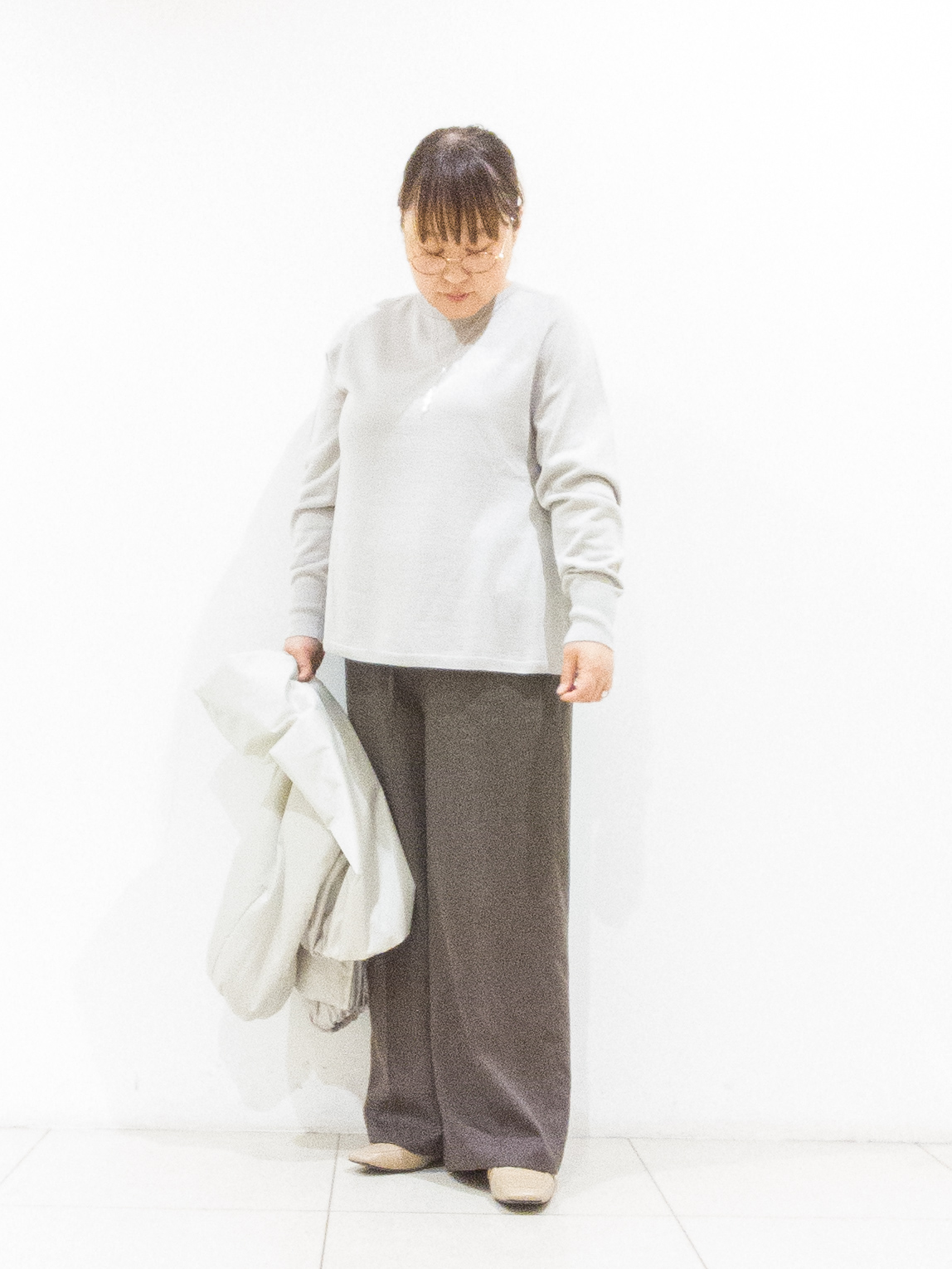 takedaさんの「UNTITLED｜【軽アウター/中綿/秋冬コート】ショートブルゾン」を使ったコーディネート