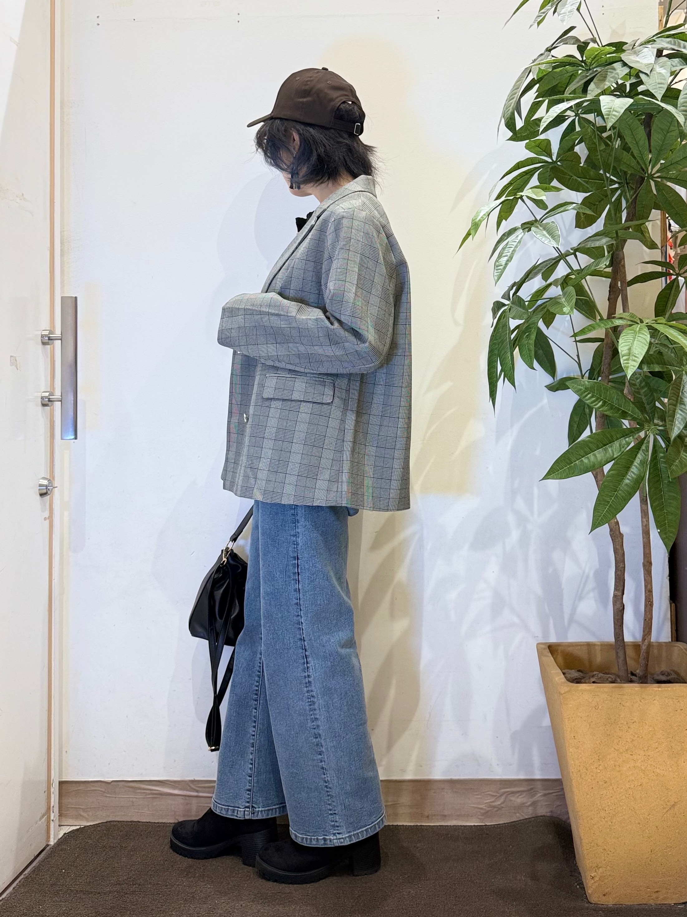 misakiさんの「SHOO･LA･RUE｜【セットアップ可/洗濯後しわになりにくい】ウールフィール ダブルジャケット」を使ったコーディネート