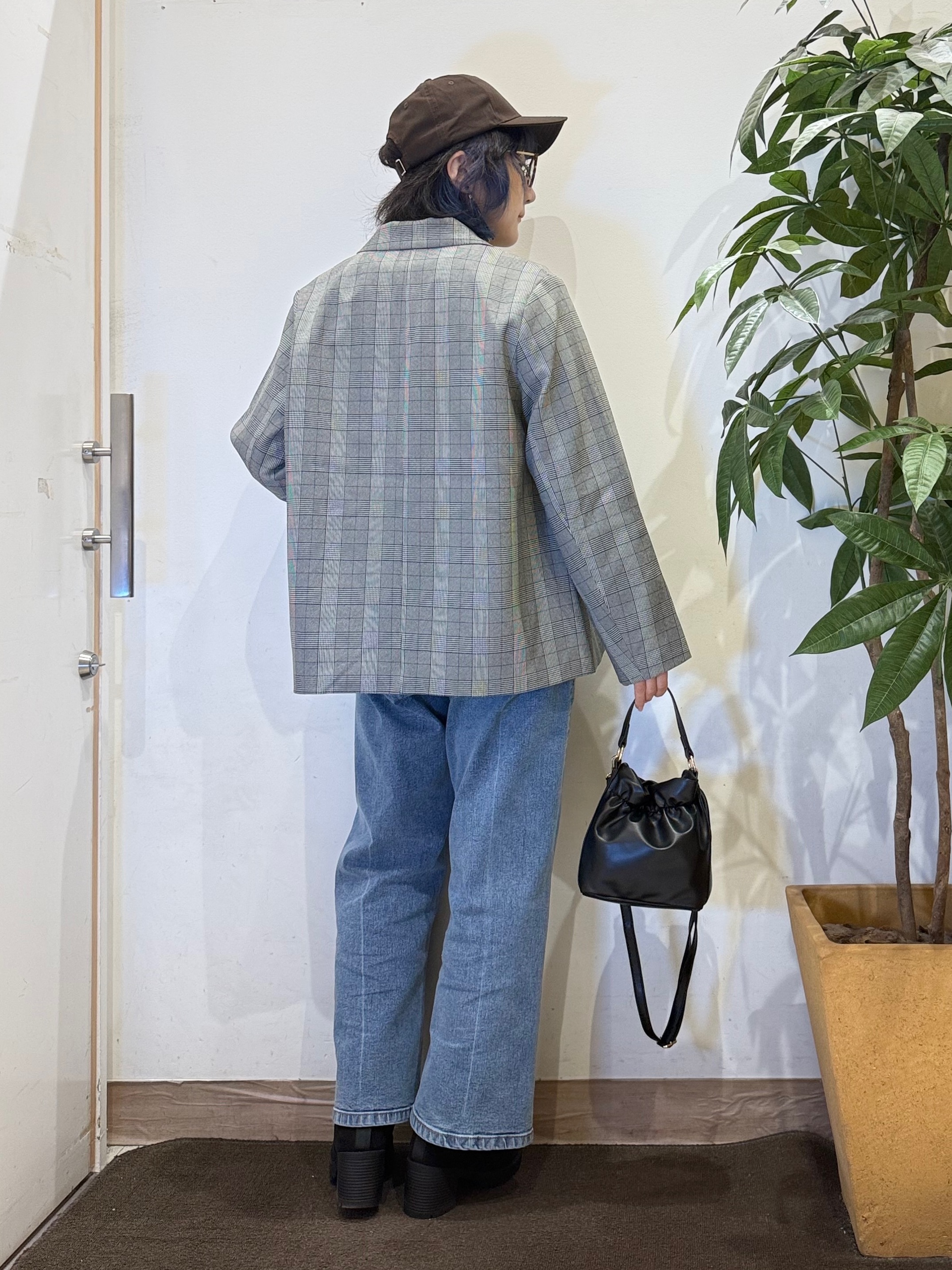 misakiさんの「SHOO･LA･RUE｜【セットアップ可/洗濯後しわになりにくい】ウールフィール ダブルジャケット」を使ったコーディネート