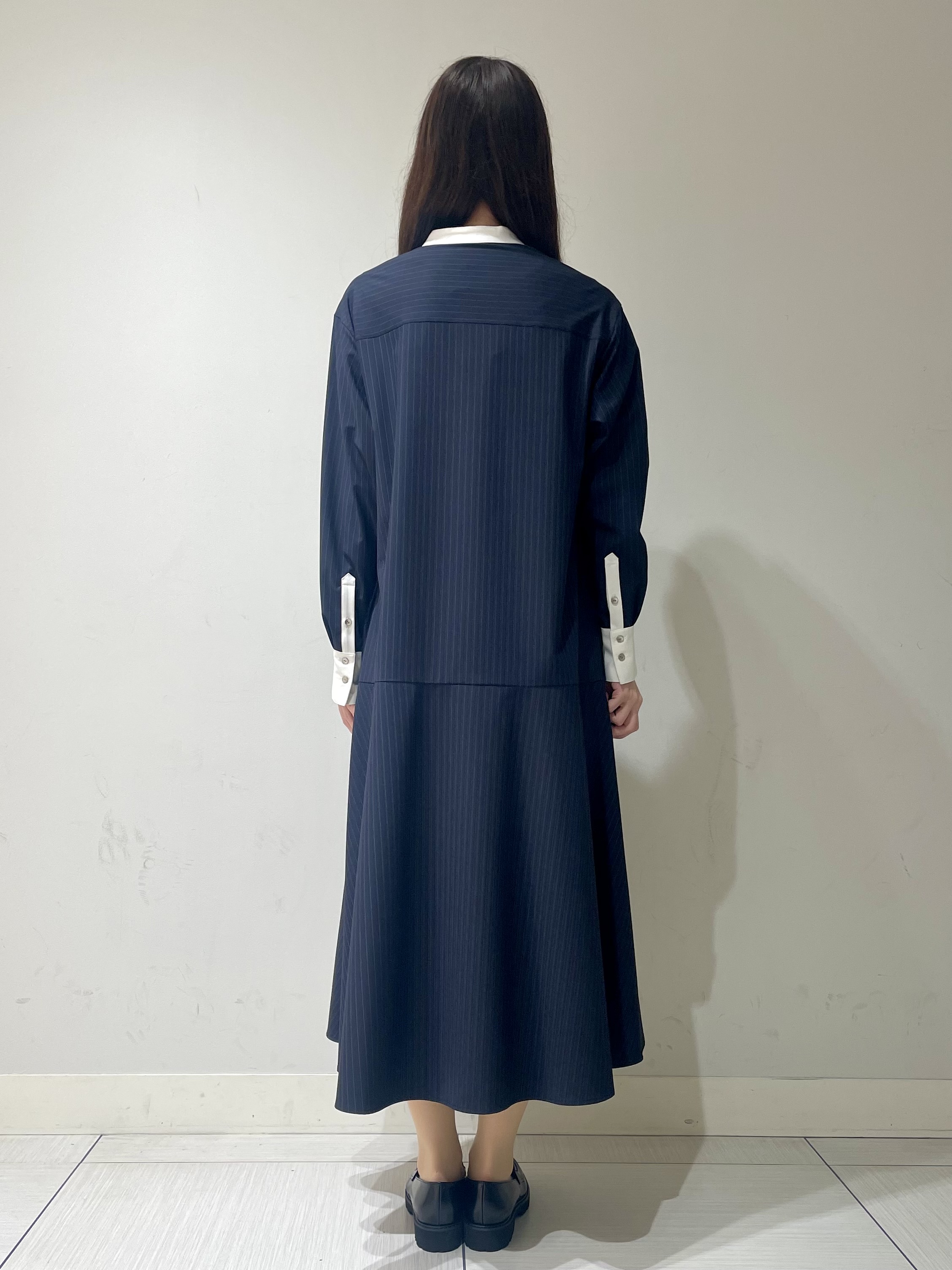ことさんの「DRESSTERIOR｜【STORY11月号掲載】ウォッシャブルストライプシャツワンピース」を使ったコーディネート