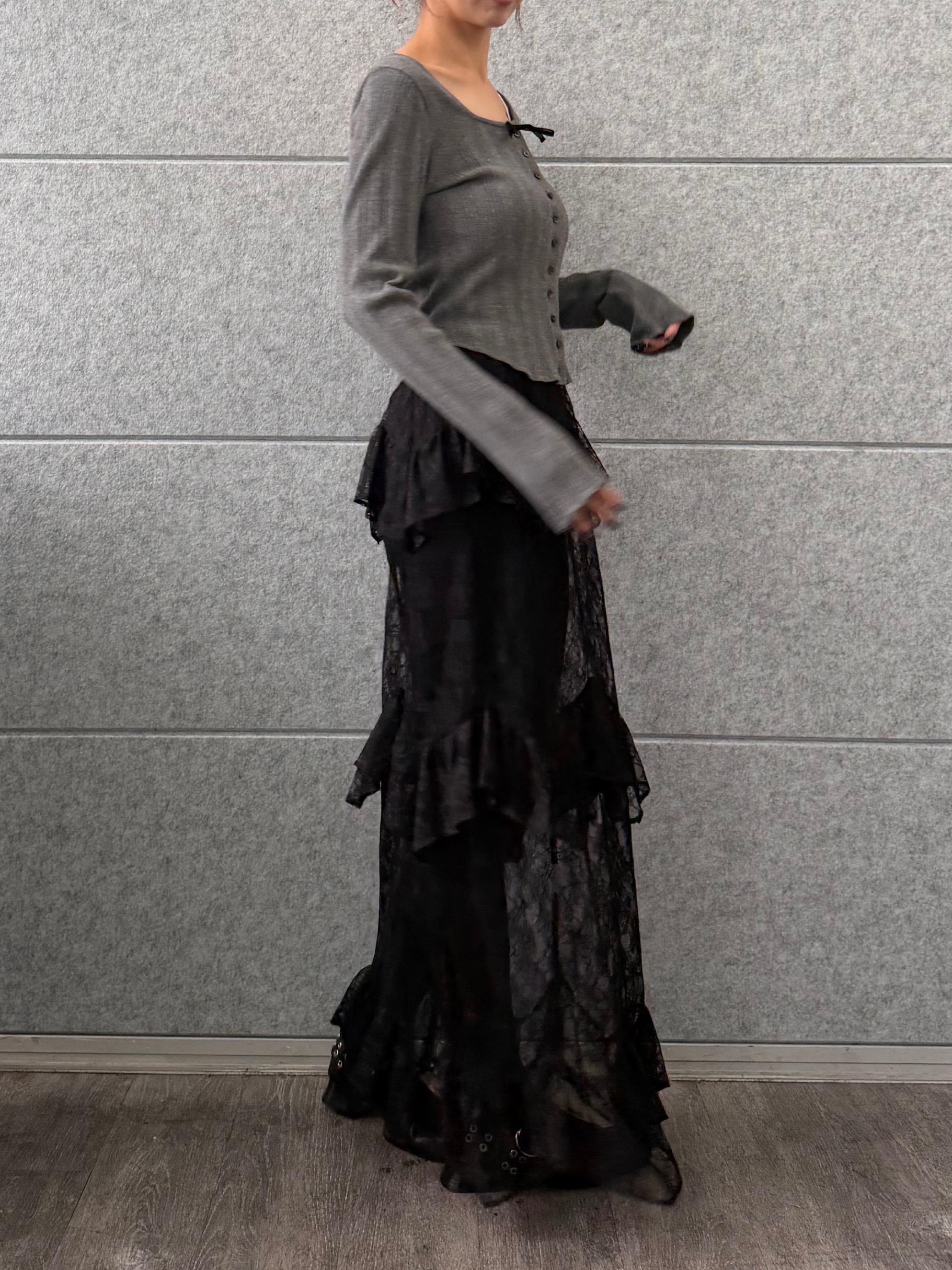 kanamiさんの「CODE A｜intimate knit cardigan」を使ったコーディネート