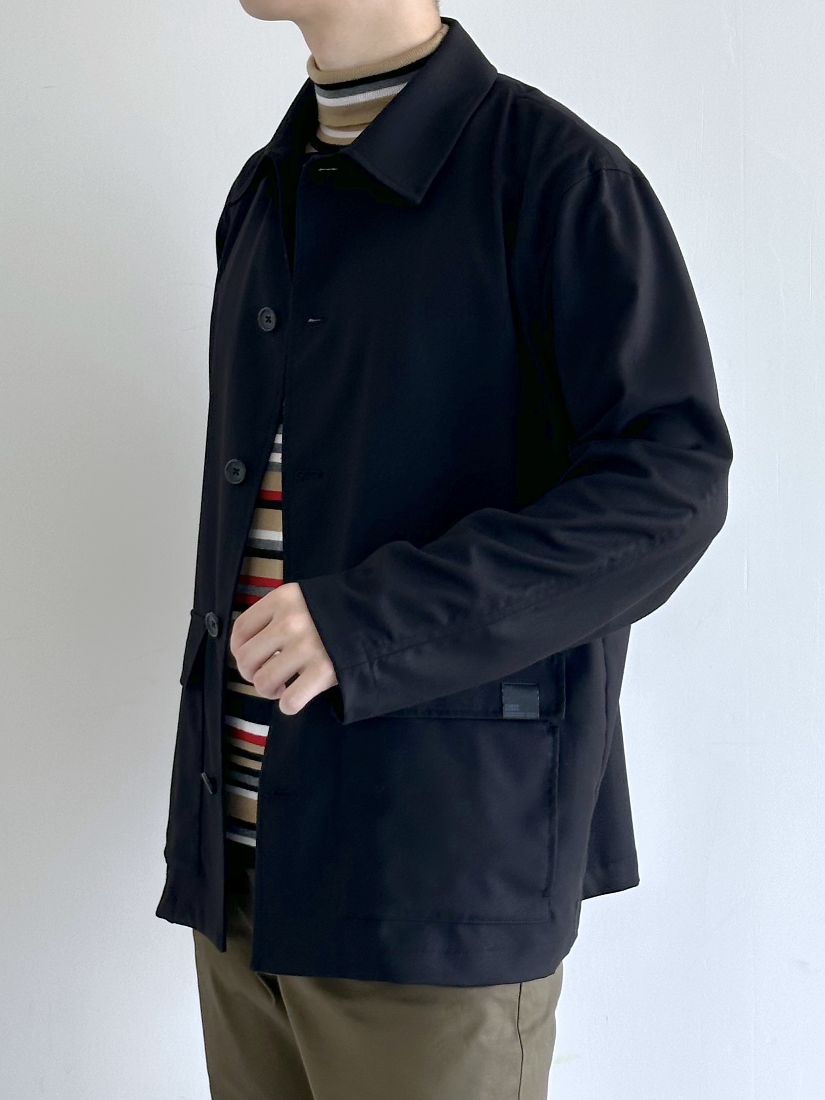 イッシーさんの「TAKEO KIKUCHI｜ストレッチカバーオールジャケット」を使ったコーディネート