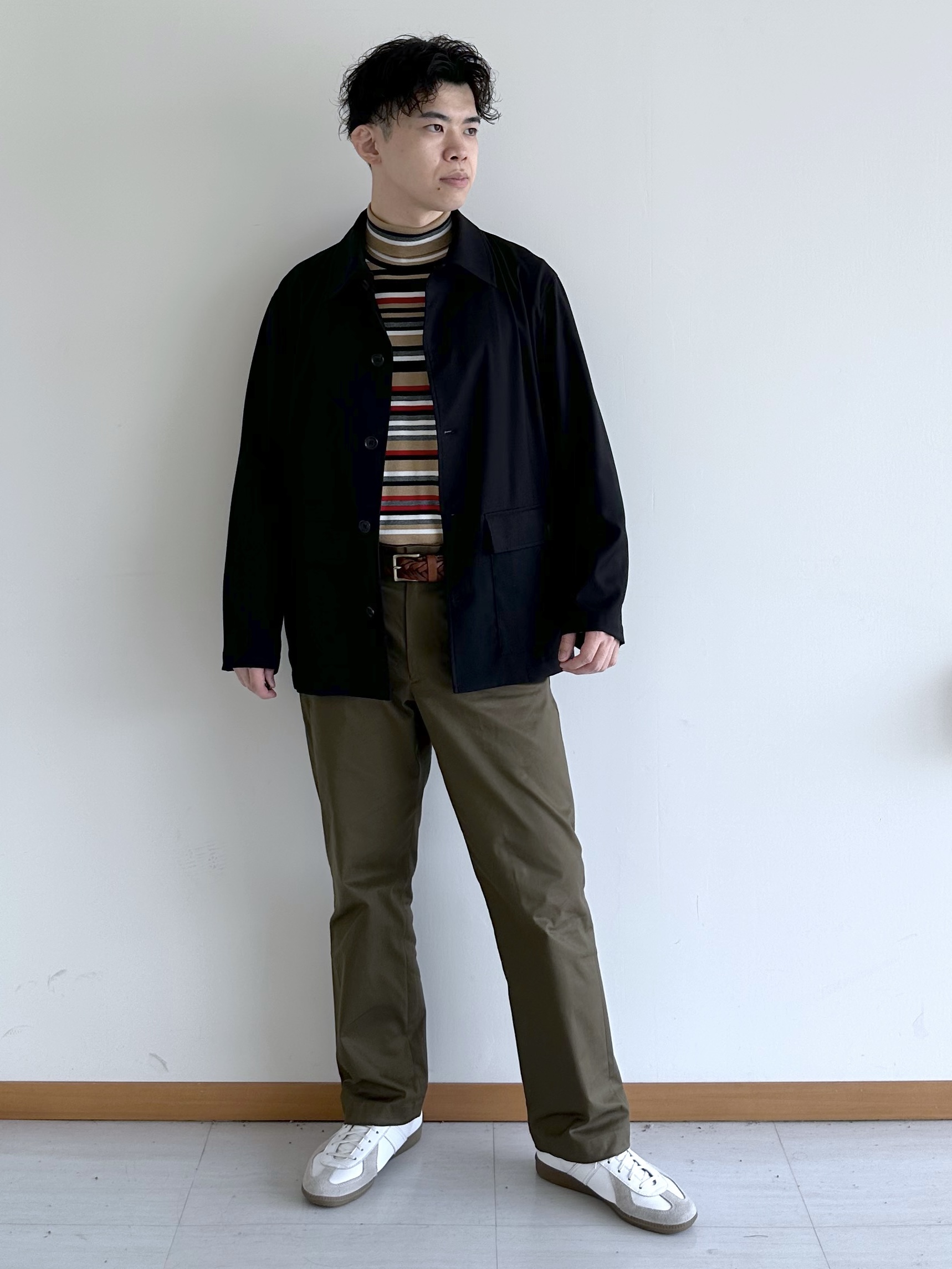 イッシーさんの「TAKEO KIKUCHI｜ストレッチカバーオールジャケット」を使ったコーディネート