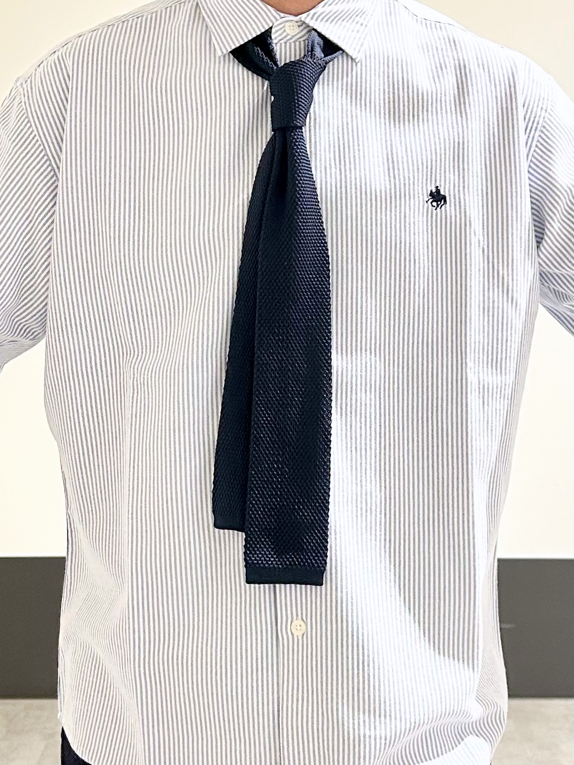 KENJI Iさんの「THE SHOP TK｜POLO BCS/アソート長袖シャツ」を使ったコーディネート