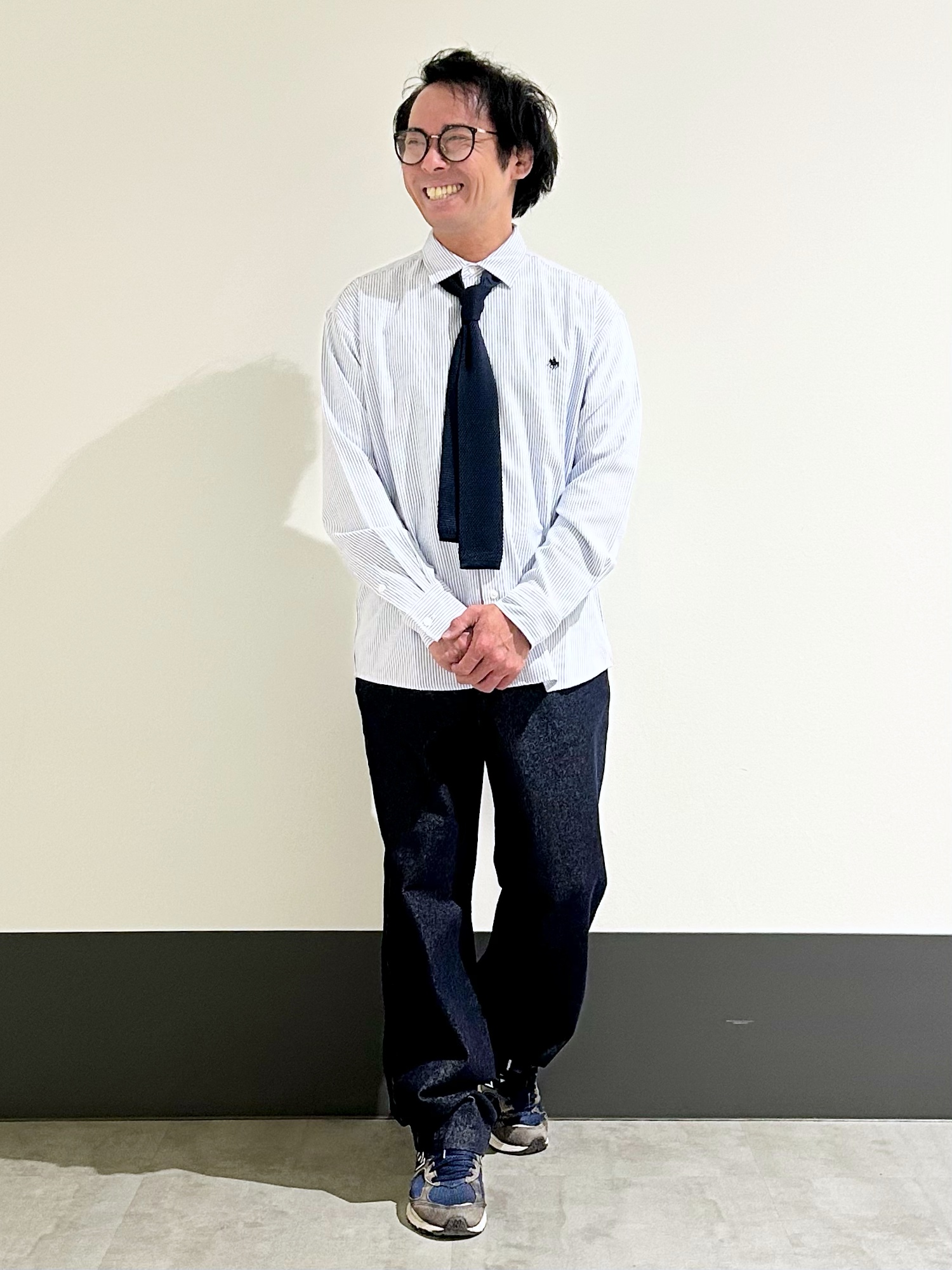 KENJI Iさんの「THE SHOP TK｜POLO BCS/アソート長袖シャツ」を使ったコーディネート