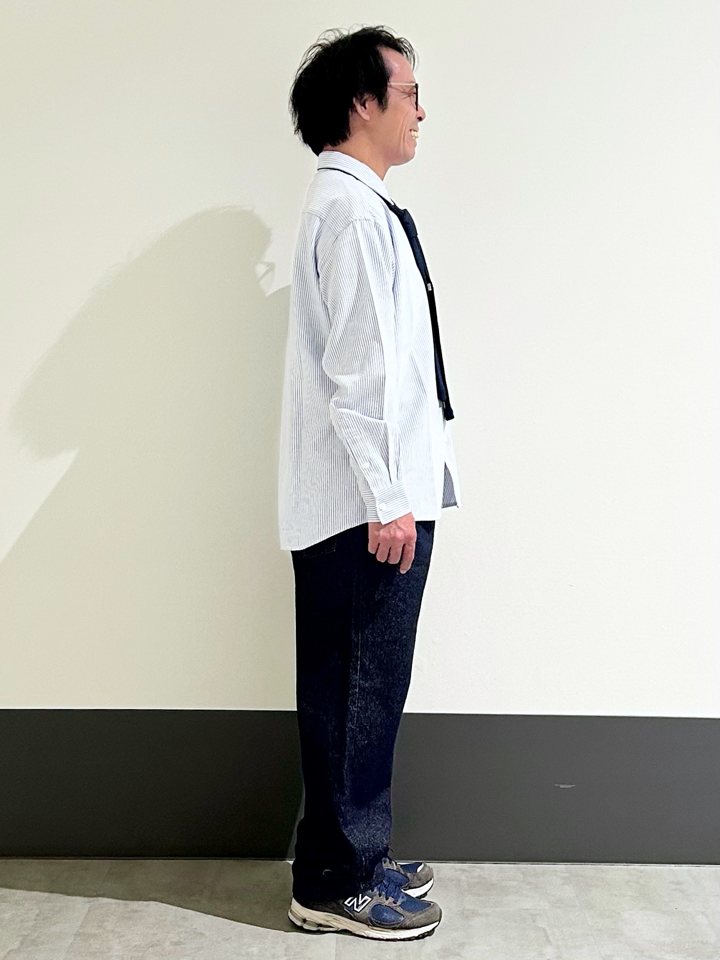 KENJI Iさんの「THE SHOP TK｜POLO BCS/アソート長袖シャツ」を使ったコーディネート