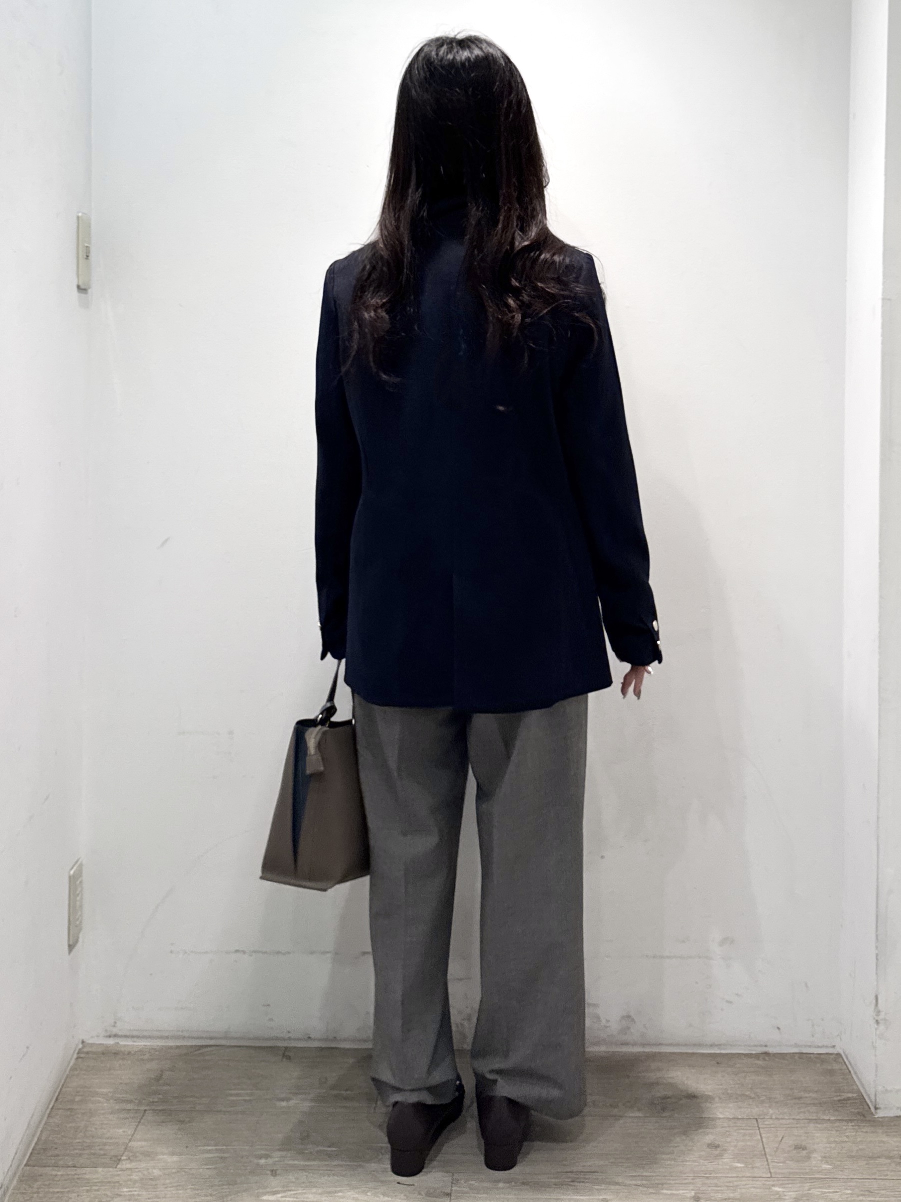 yuicciさんの「OPAQUE.CLIP｜ダブルブレストジャケット【洗える】」を使ったコーディネート