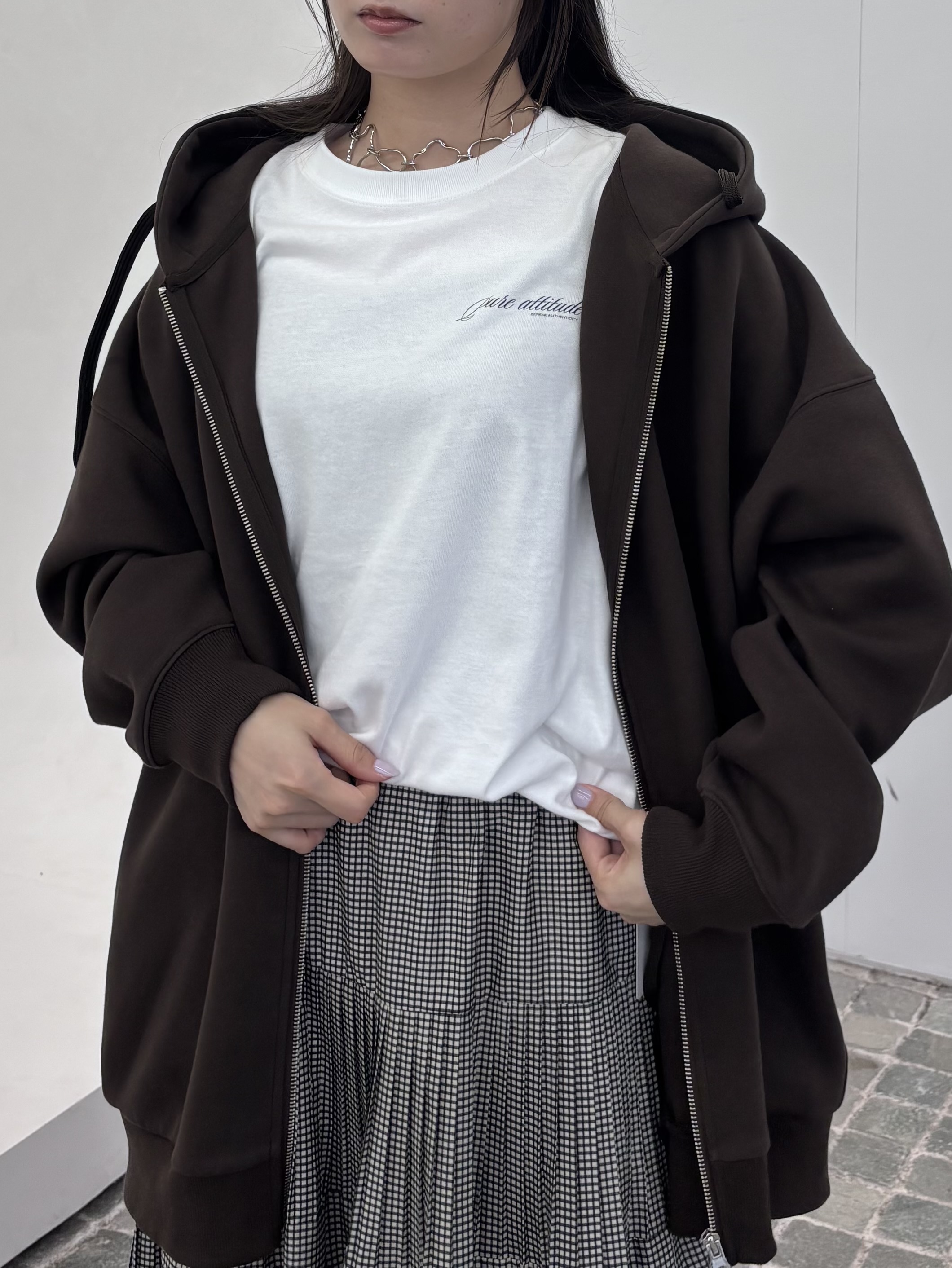 ibukiさんの「INDIVI｜ダンボールパーカー」を使ったコーディネート