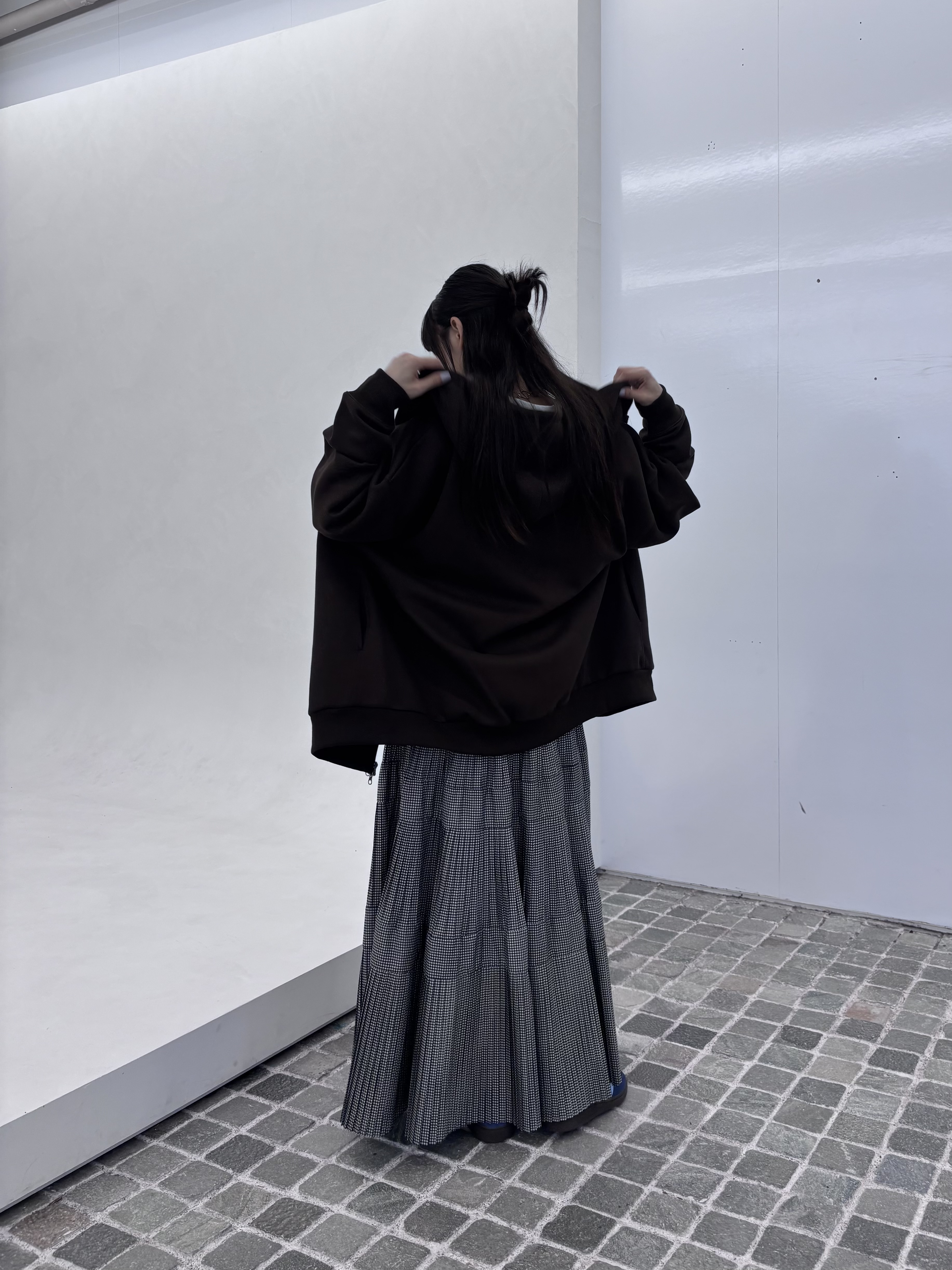 ibukiさんの「INDIVI｜ダンボールパーカー」を使ったコーディネート