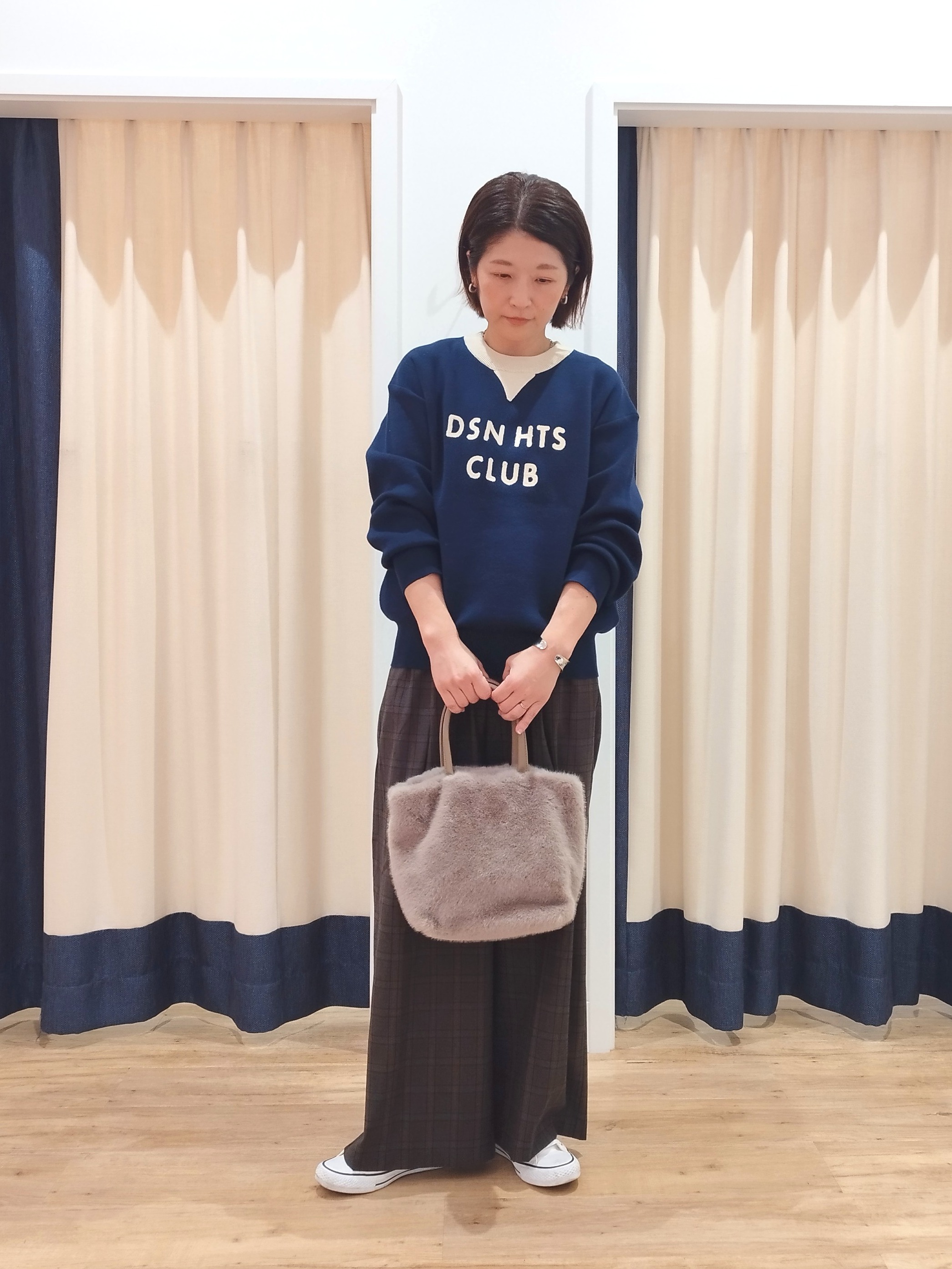 HIROさんの「Dessin｜ロゴ刺繍 コットンジャカード」を使ったコーディネート