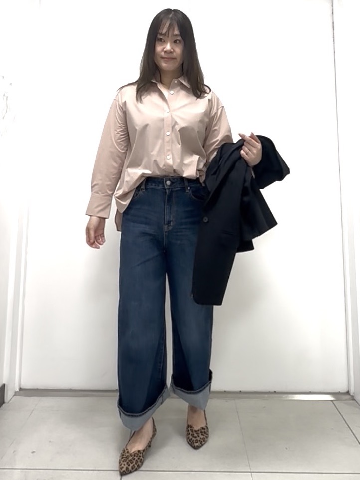 miさんの「Reflect｜【SS-4Lサイズ／セットアップ可】匠ジャケット／ロングテーラード」を使ったコーディネート