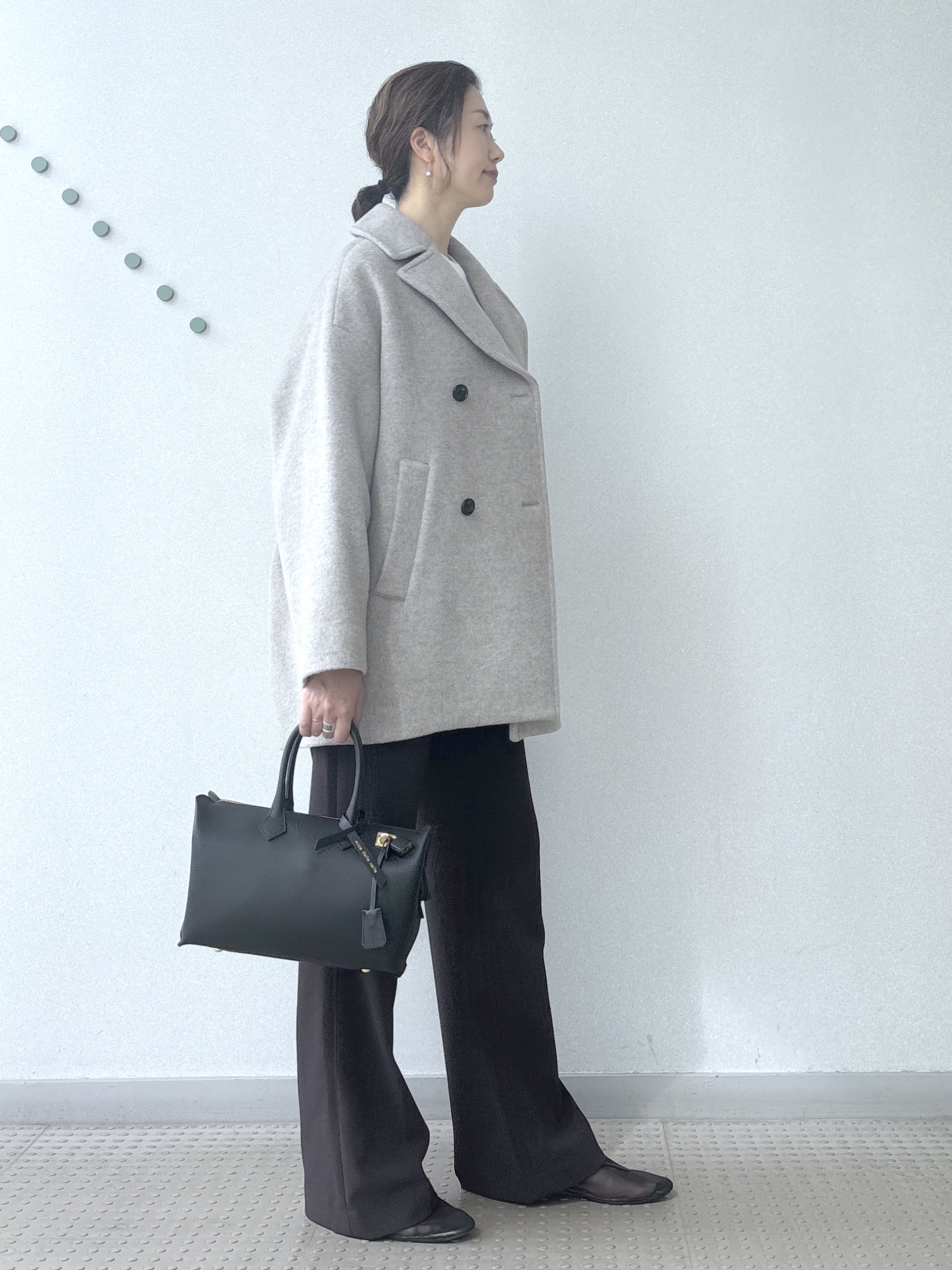 saitoさんの「DRESSTERIOR｜ストレッチ フルニードルニット」を使ったコーディネート