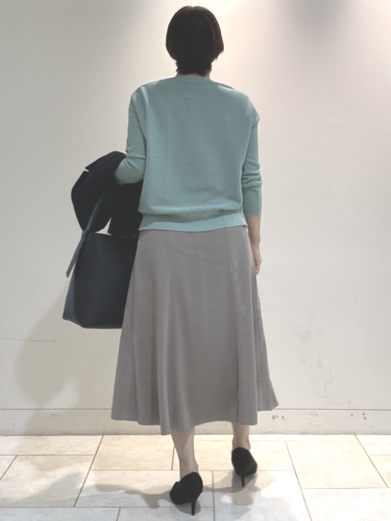 フミさんの「Reflect｜【SS-4Lサイズ／セットアップ可】匠ジャケット／ロングテーラード」を使ったコーディネート