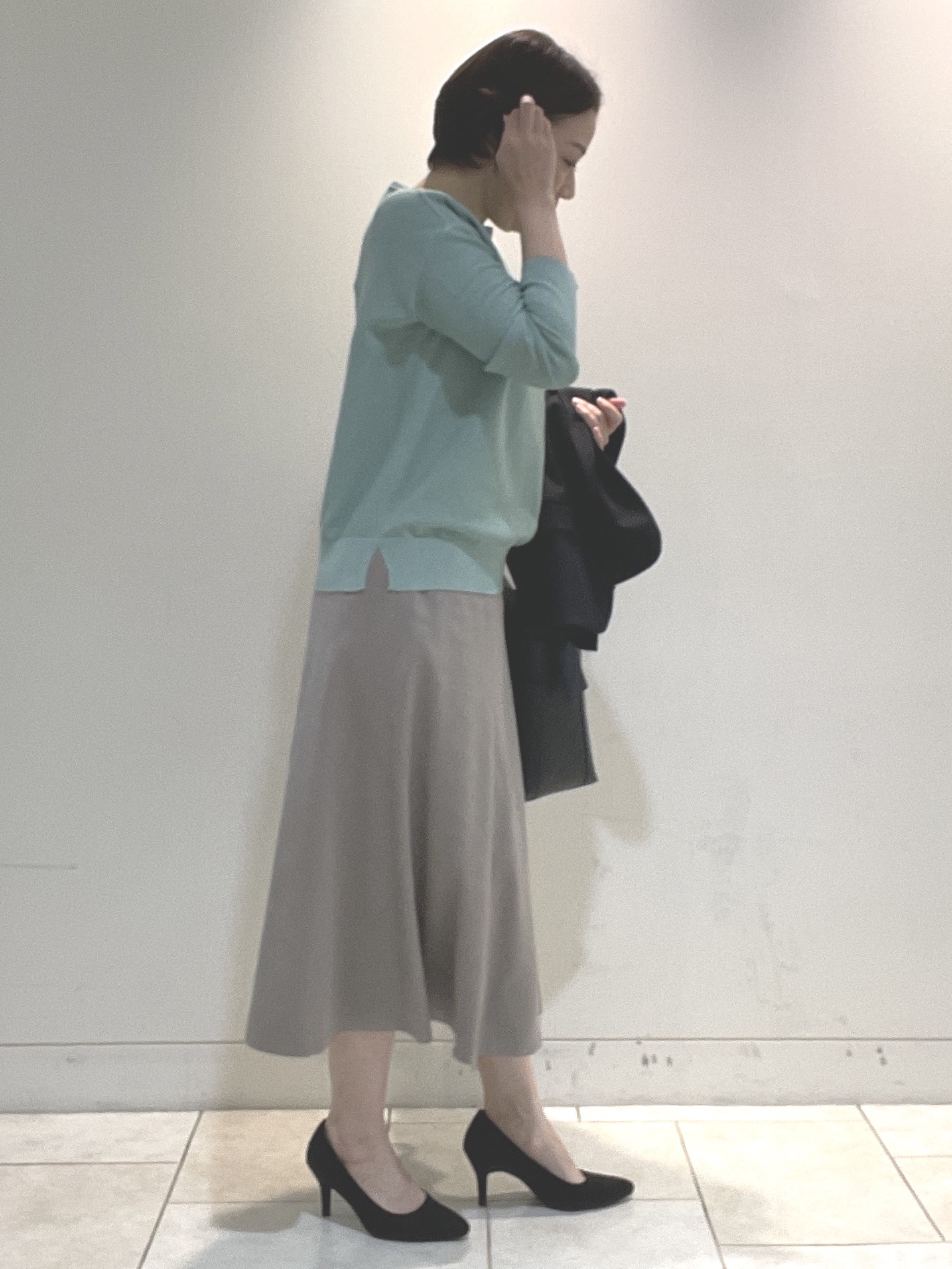 フミさんの「Reflect｜【SS-4Lサイズ／セットアップ可】匠ジャケット／ロングテーラード」を使ったコーディネート