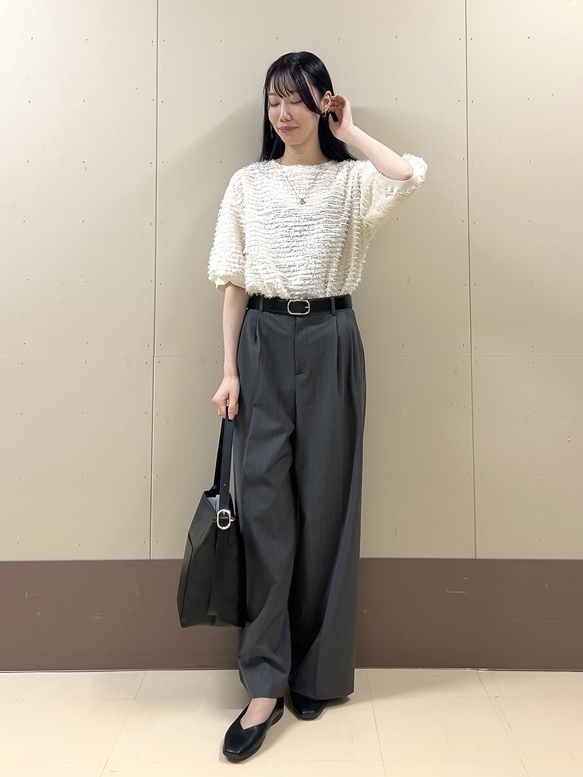 sechiさんの「UNTITLED｜【秋映え/体型カバー】フェザージャガードプルオーバー」を使ったコーディネート