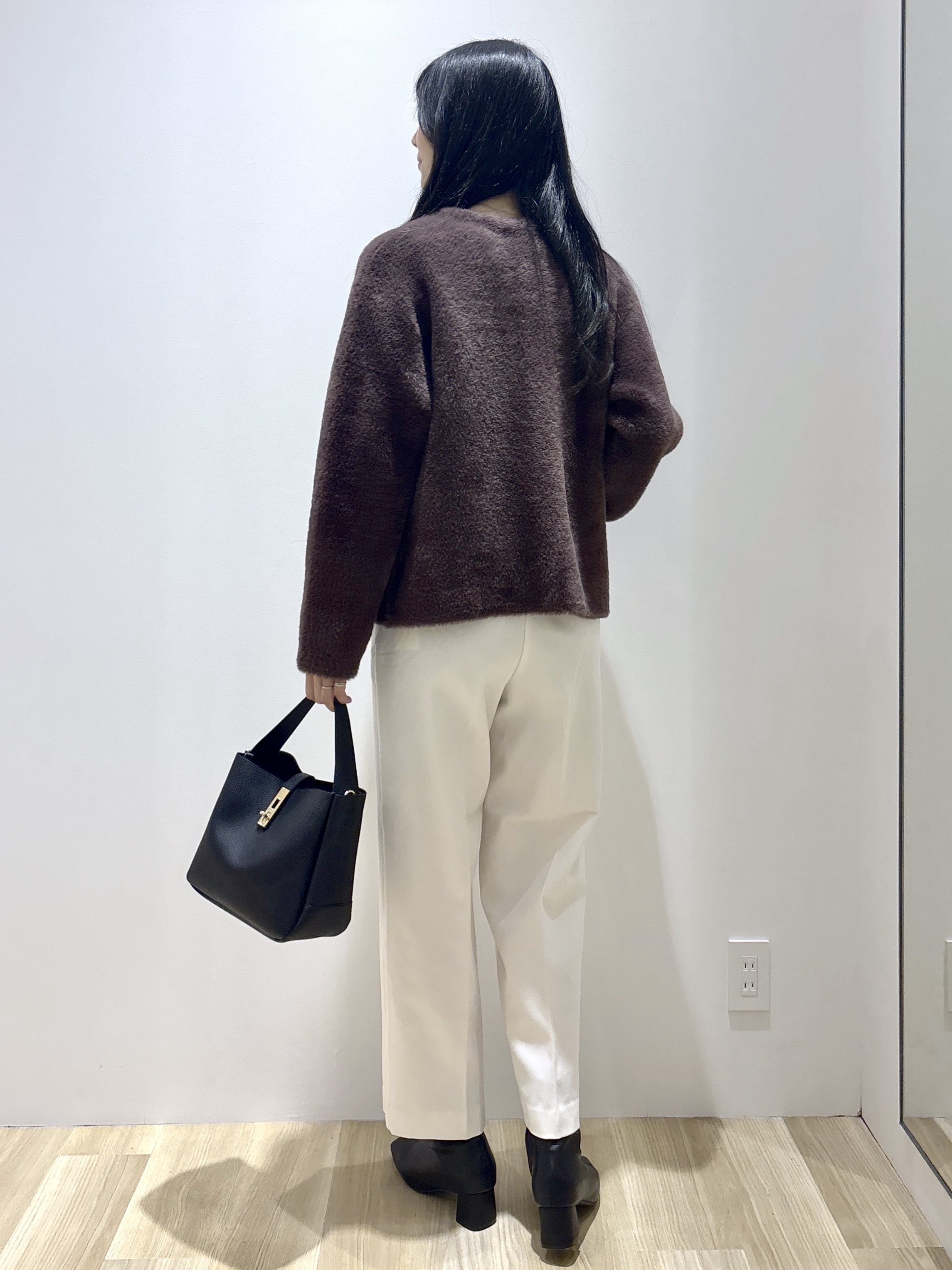 sachikoさんの「OPAQUE.CLIP｜ダブルフェイスニットカーディガン」を使ったコーディネート