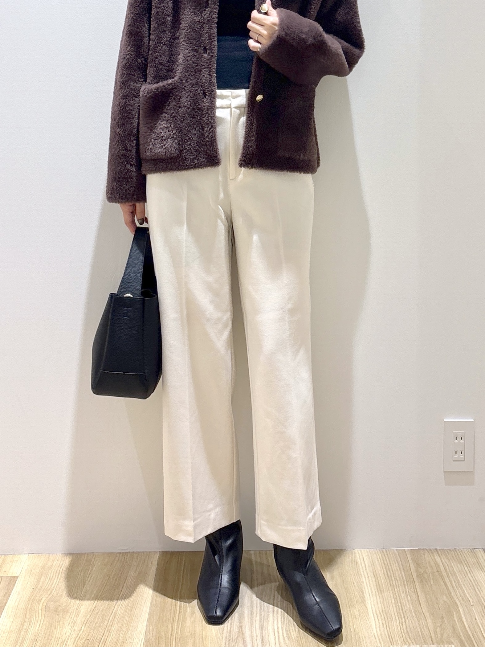 sachikoさんの「OPAQUE.CLIP｜ダブルフェイスニットカーディガン」を使ったコーディネート