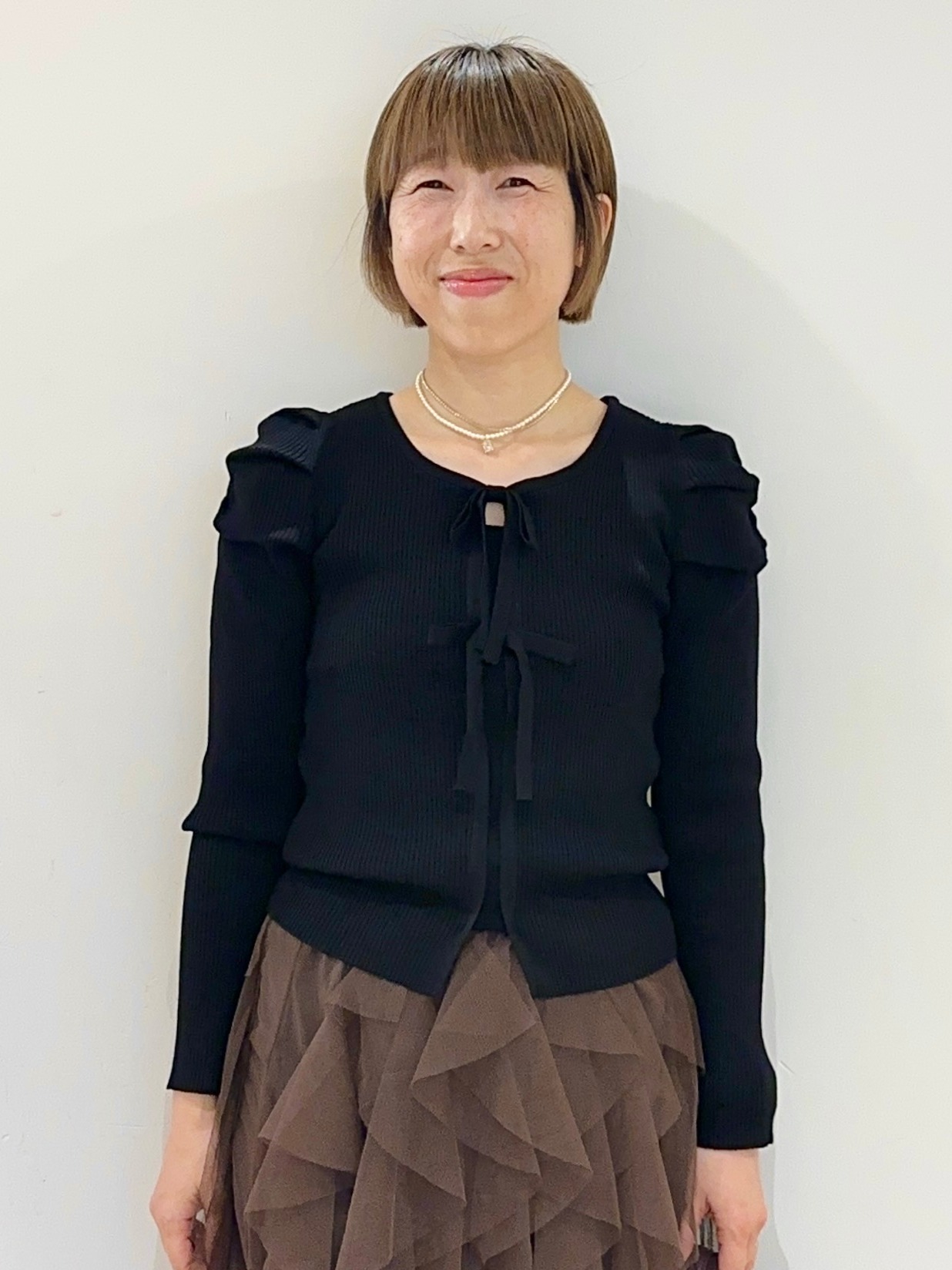 Hana...eさんの「index｜【セットアップ可】ストレッチツイルダブルブレストテーラードジャケット《洗濯機OK／防シワ》」を使ったコーディネート