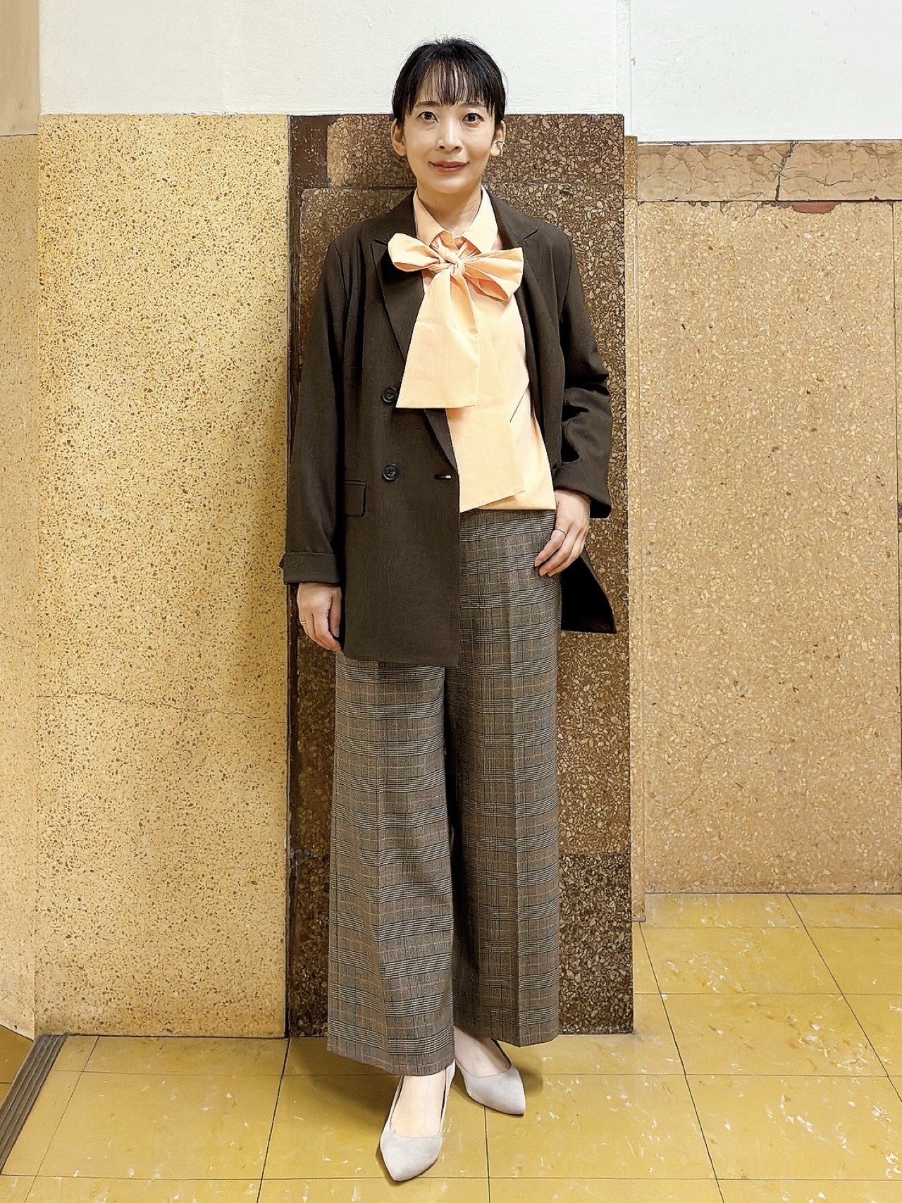 hattoriさんの「INDIVI｜【洗濯機OK／ストレッチ◎】ストレートワイドパンツ」を使ったコーディネート